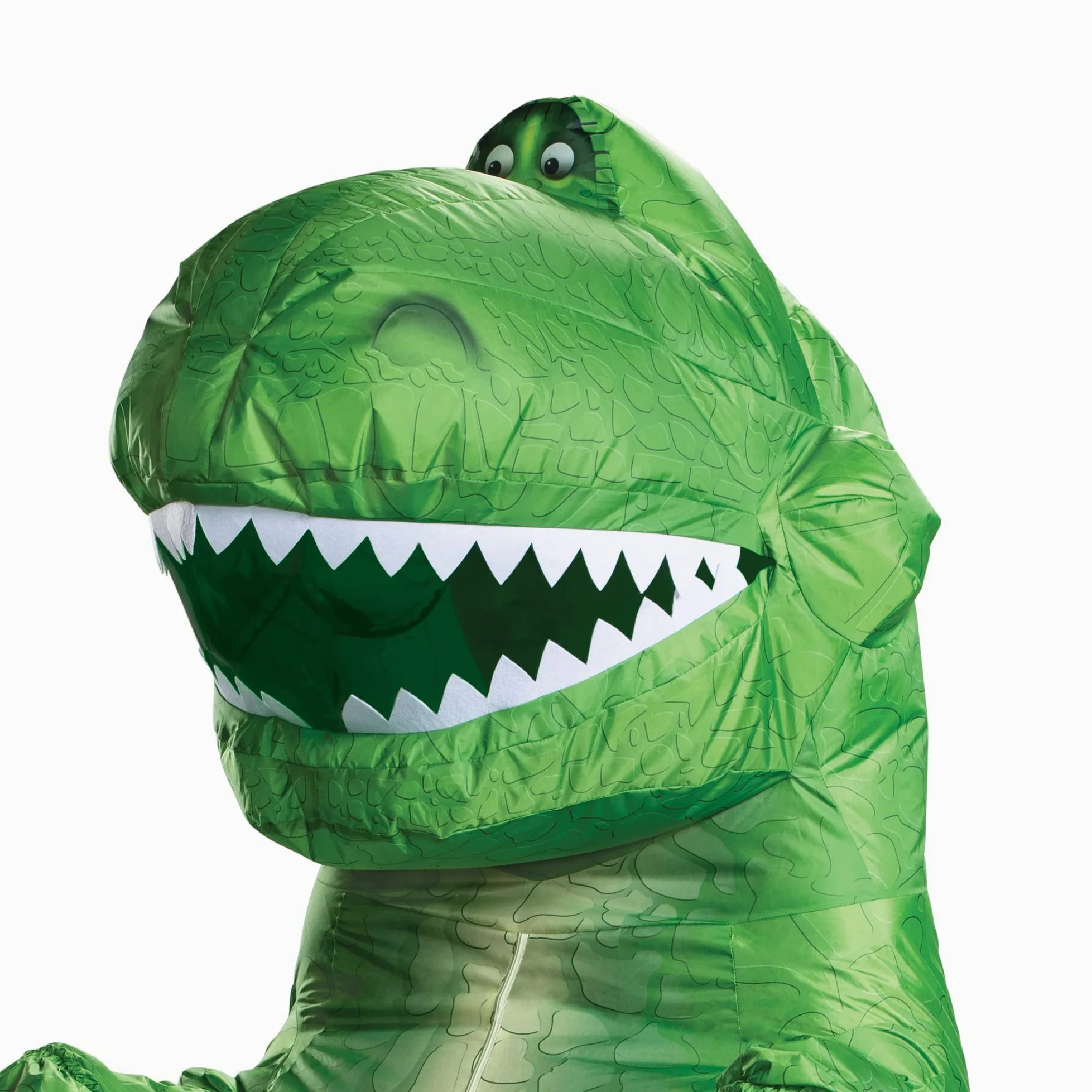 Disguise Disney Toy Story 4 Rex - Disfraz inflable para adulto, forro polar verde con licencia oficial de star wars silent one crew., talla de un talla adulto