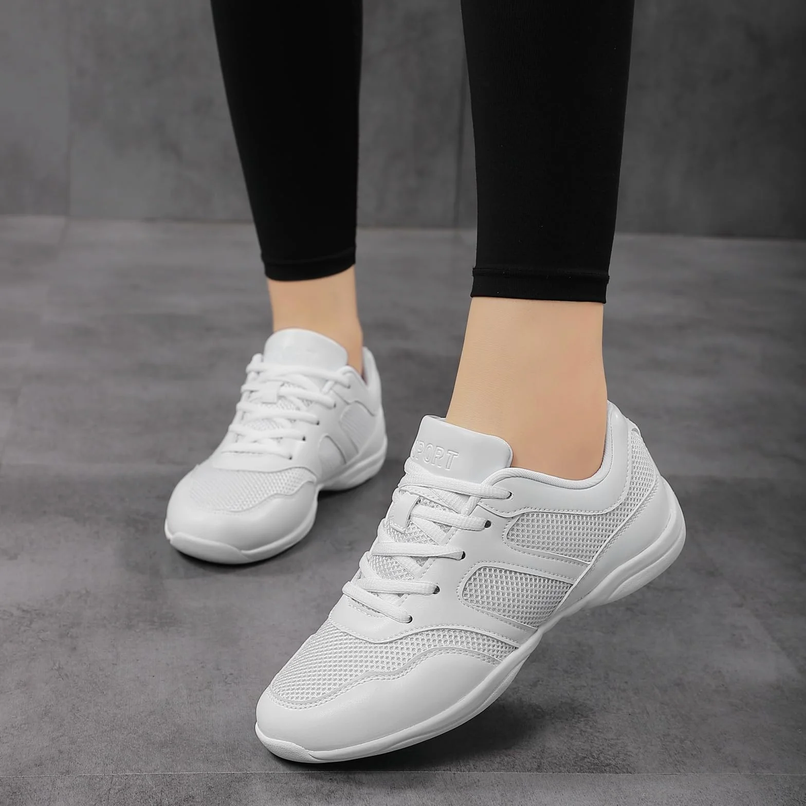 Zapatos de Animadora para Niñas Juventud Entrenamiento Atlético Tenis Transpirable