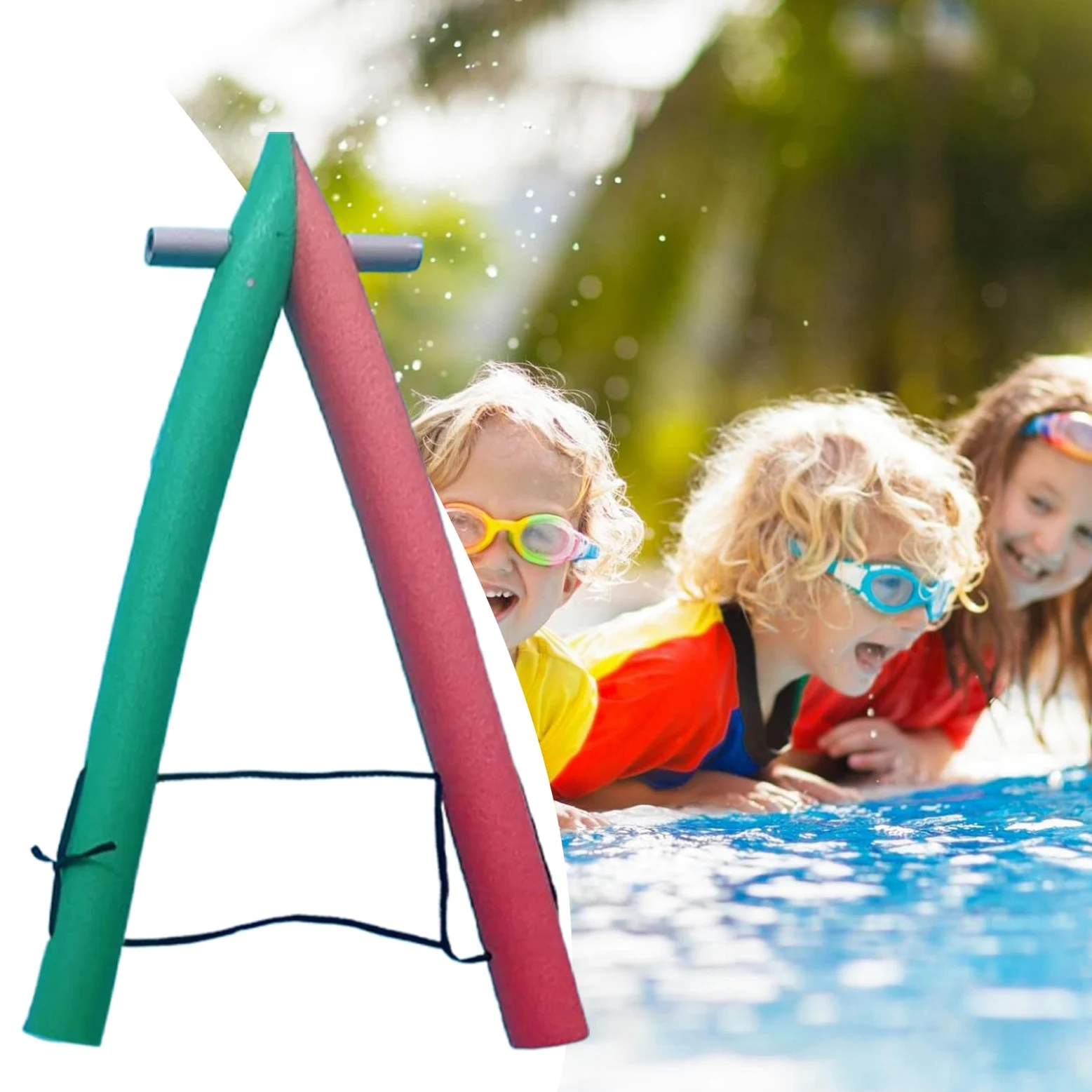 Pool Noodles para Adultos Flotantes, Resistentes, Alta Visibilidad, | Flotadores de espuma para adultos Para niños, hombres, mujeres, familia, exteriores, verano, viajes, río,
