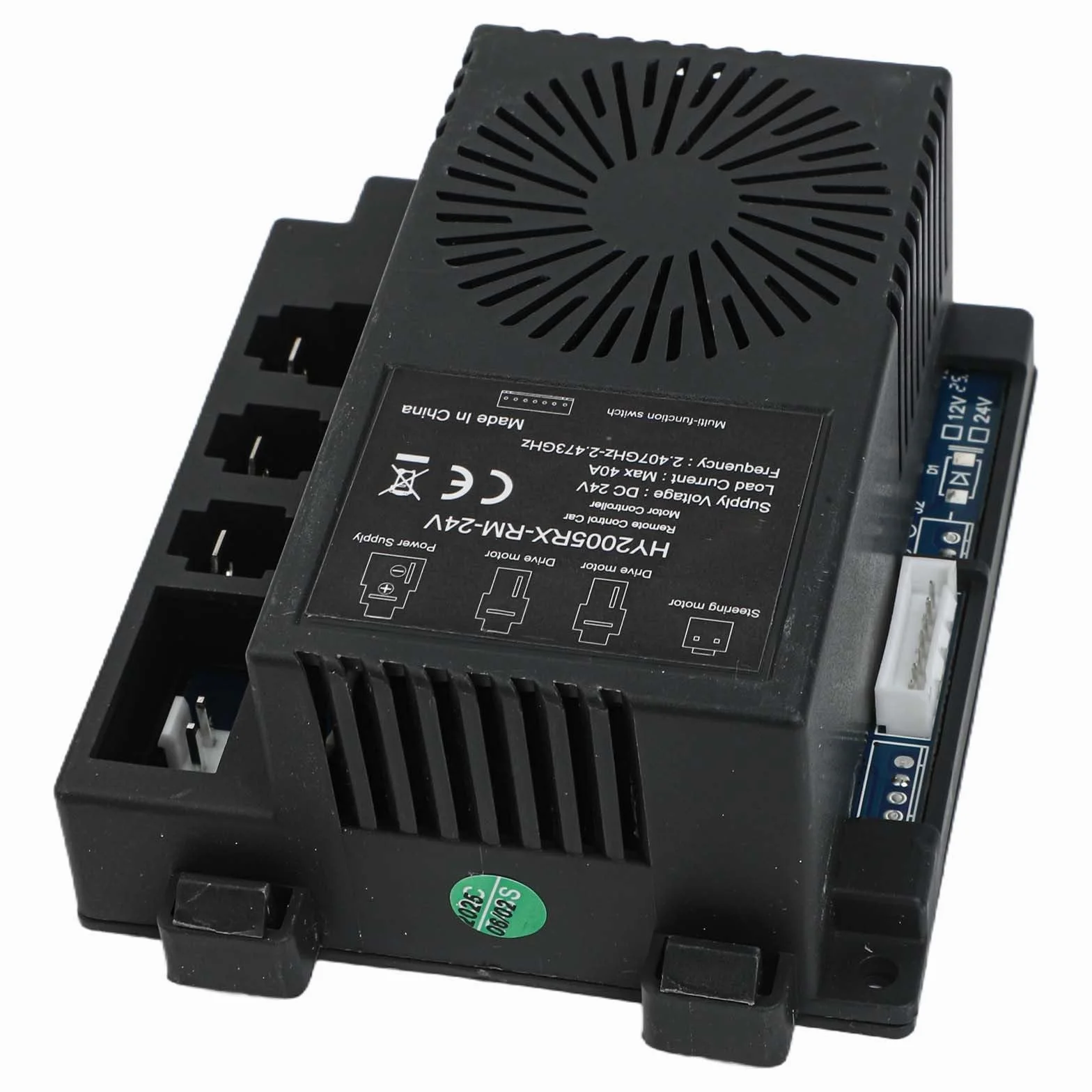2 mandos a distancia 4 G receptor HY2005RX RM 24V niños controlador de coche eléctrico de repuesto actualización de función de arranque lento conexión simple ampliamente compatible