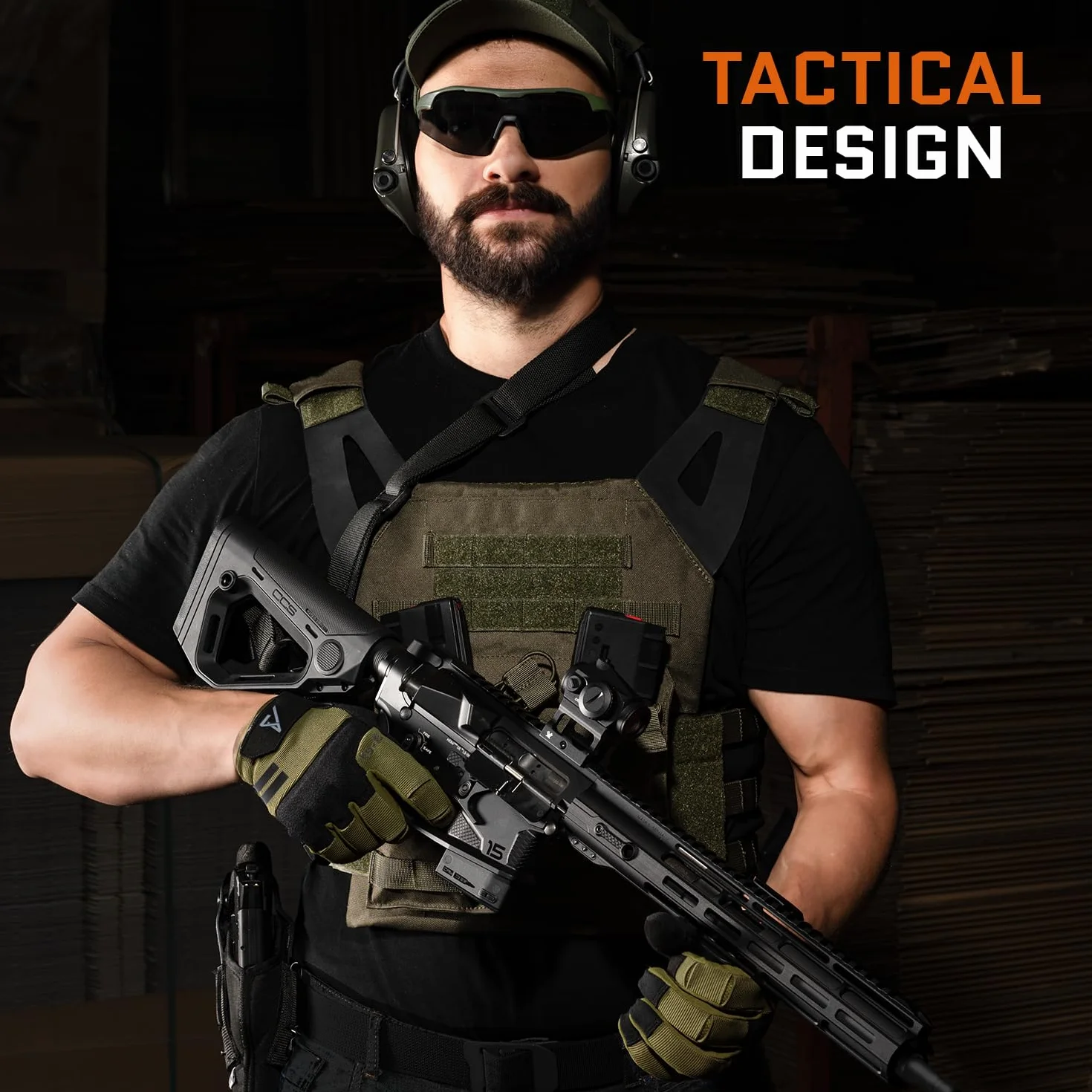 ACE Schakal Outdoor Glove Guantes Tácticos Airsoft Paintball Tiro Capaz Pantalla Táctil S-XXL
