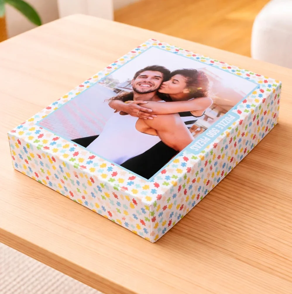 Puzzle Personalizado 100 Piezas con Foto y Texto, Regalo Original