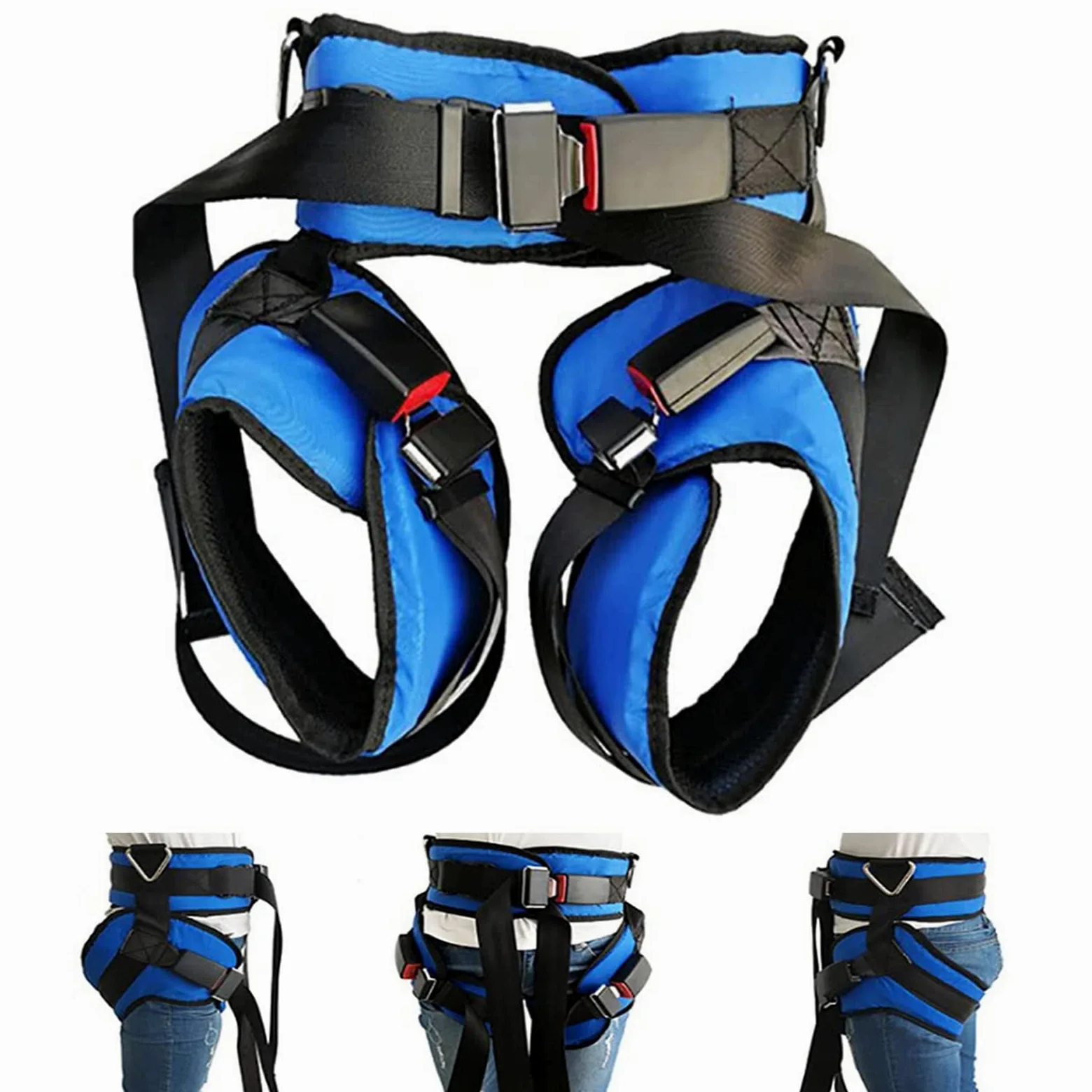 Almohadilla Repuesto para trampolín, arnés para trampolín Salto para niños y Adultos, protección elástica para Cintura y Cadera, cinturón Seguridad para trampolín, Columpio, cinturón Seguridad medi
