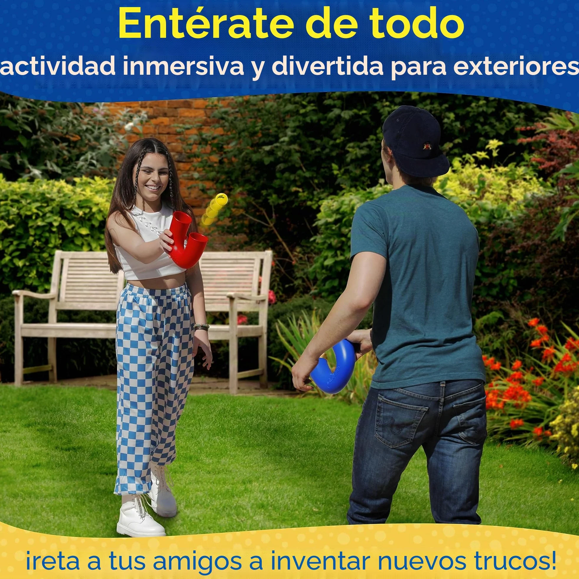 Pindaloo Juguete de Habilidad Malabares para Niños Adolescentes y Adultos Interior y Exterior