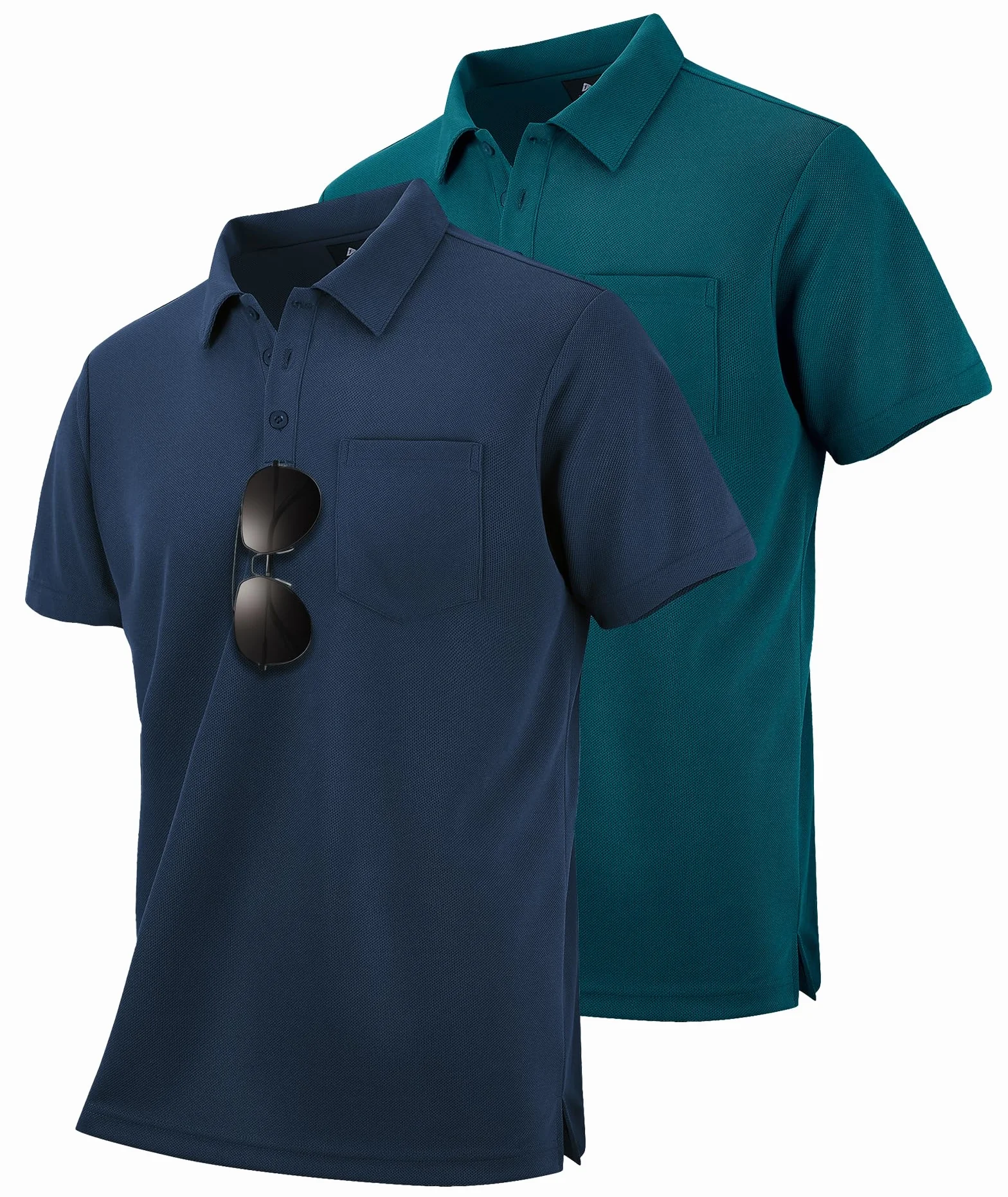 SwissWell Polo Hombre Manga Corta Transpirable Golf Camisa