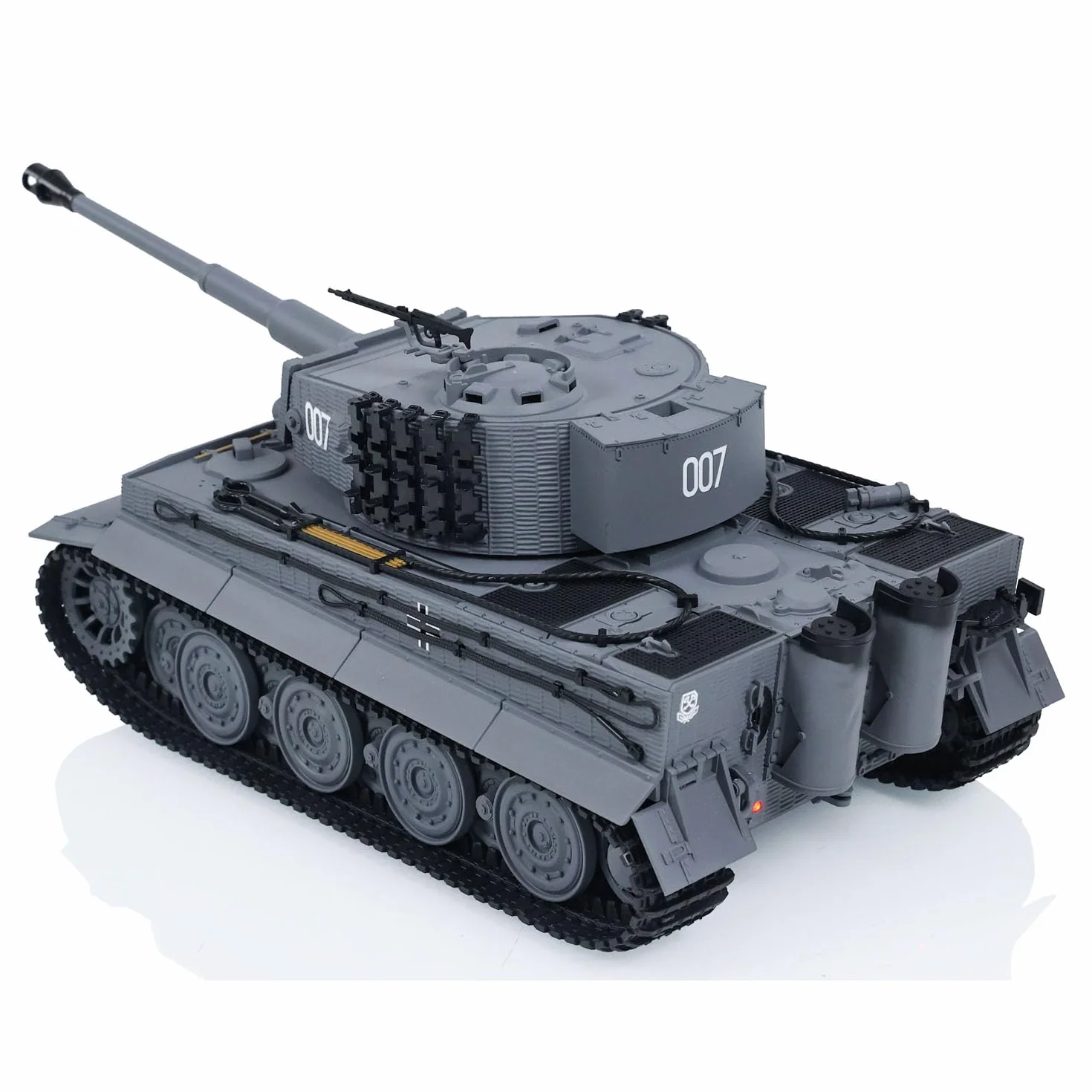 Tanque de combate teledirigido 1/24 días Tiger I combate por infrarrojos teledirigido tanque militar RC Hobby Modelos