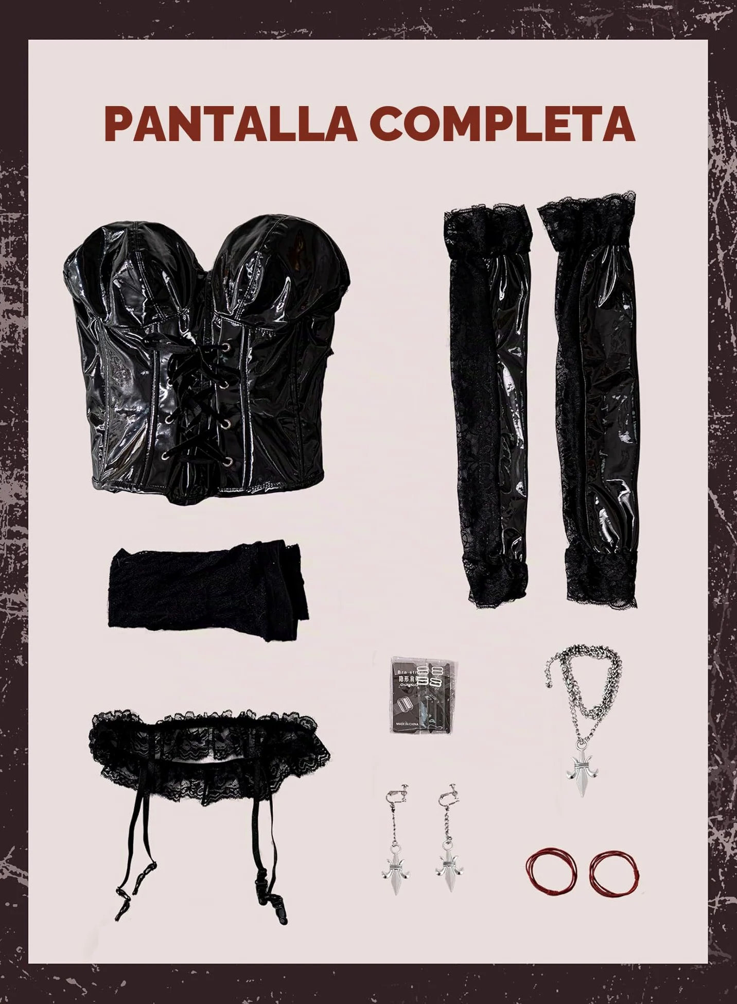 OSIAS Mujer Anime Misa Amane con Vestido Negro Disfraz de Cosplay