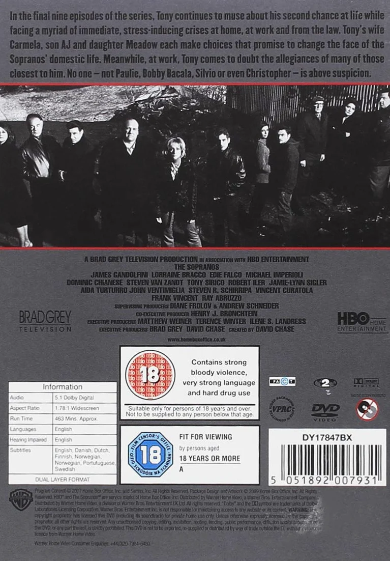 Sopranos - Season 6 - Part 2 (4 Dvd) [Edizione: Regno Unito]