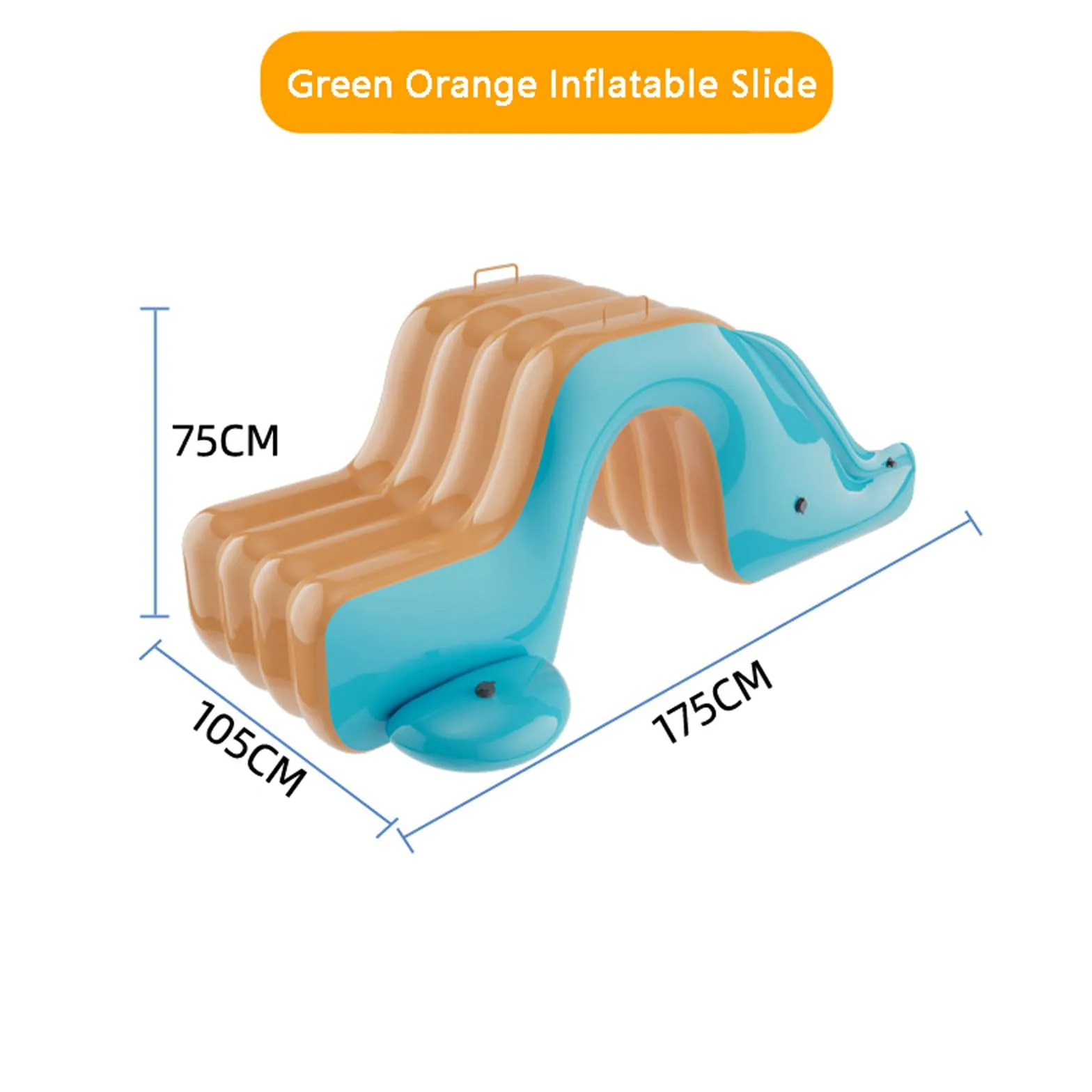 Piscina Infantil Hinchable 250 * 140 * 52CM,Piscina Familiar de jardín con Parasol y tobogán,Piscina Inflable Plegable 3 Capas Material de PVC Engrosado,para Jardines,Parques,Balcones