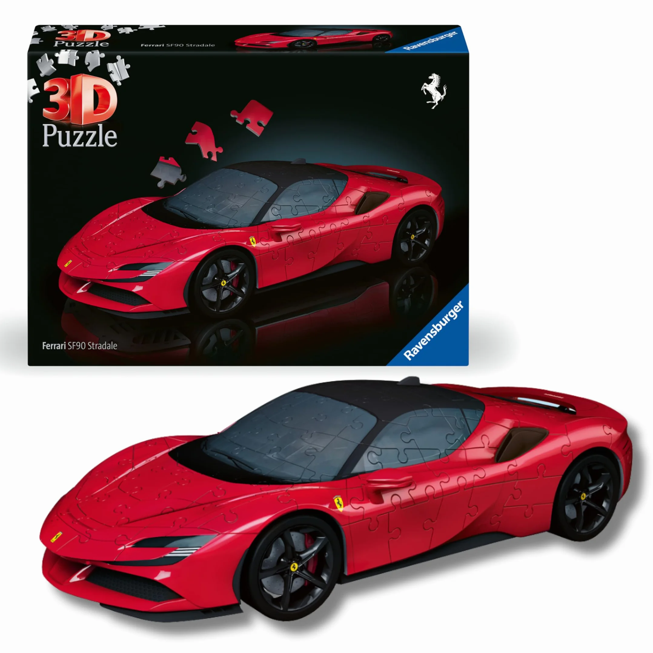 Ravensburger Puzzle 3D Ferrari SF90 Stradale Maqueta de Coche 108 Piezas