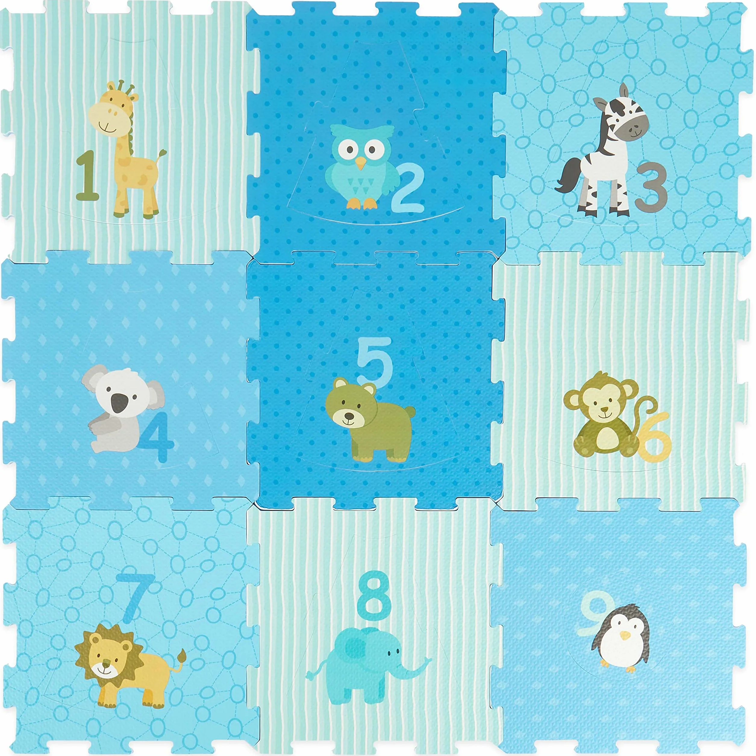 Bieco Alfombra Puzzle Bebé Acolchada Grande Goma EVA Suelo Infantil