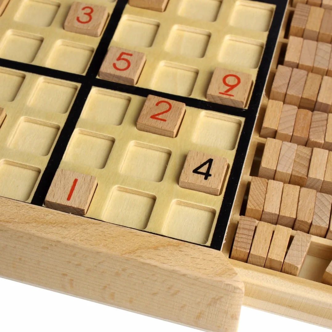 Andux Zone Sudoku Puzzle con Cajón SD-02 Negro
