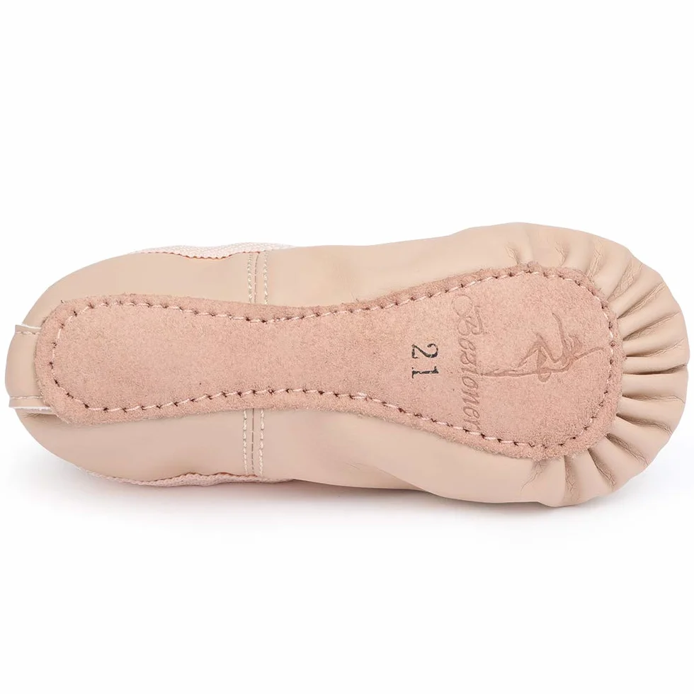 Zapatillas de Danza Cuero Ballet y Gimnasia para Niña y Mujer