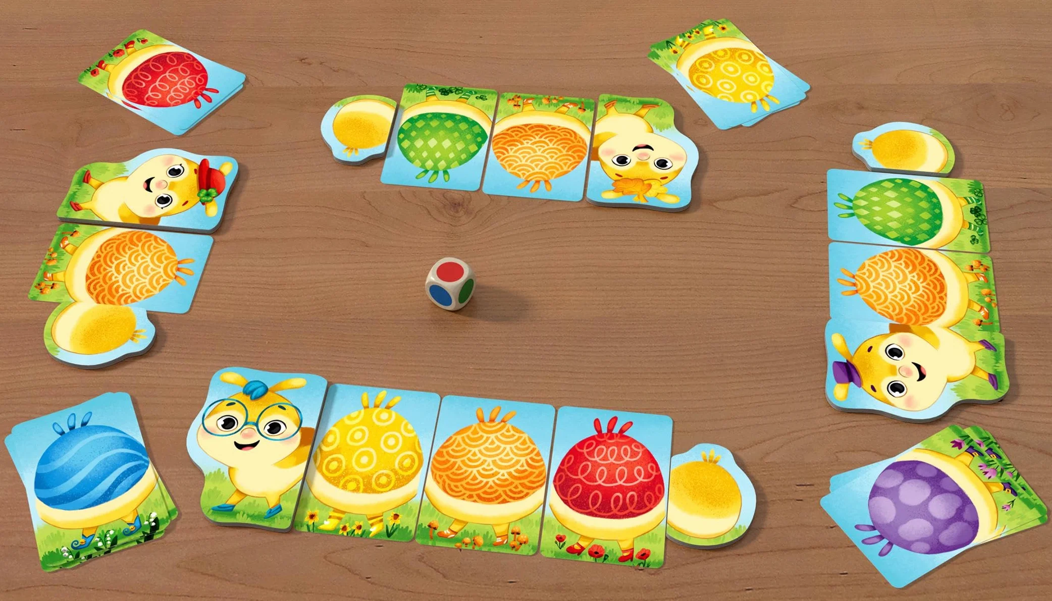 HABA 1306985001 Juego de Oruga Arco Iris, Multicolor