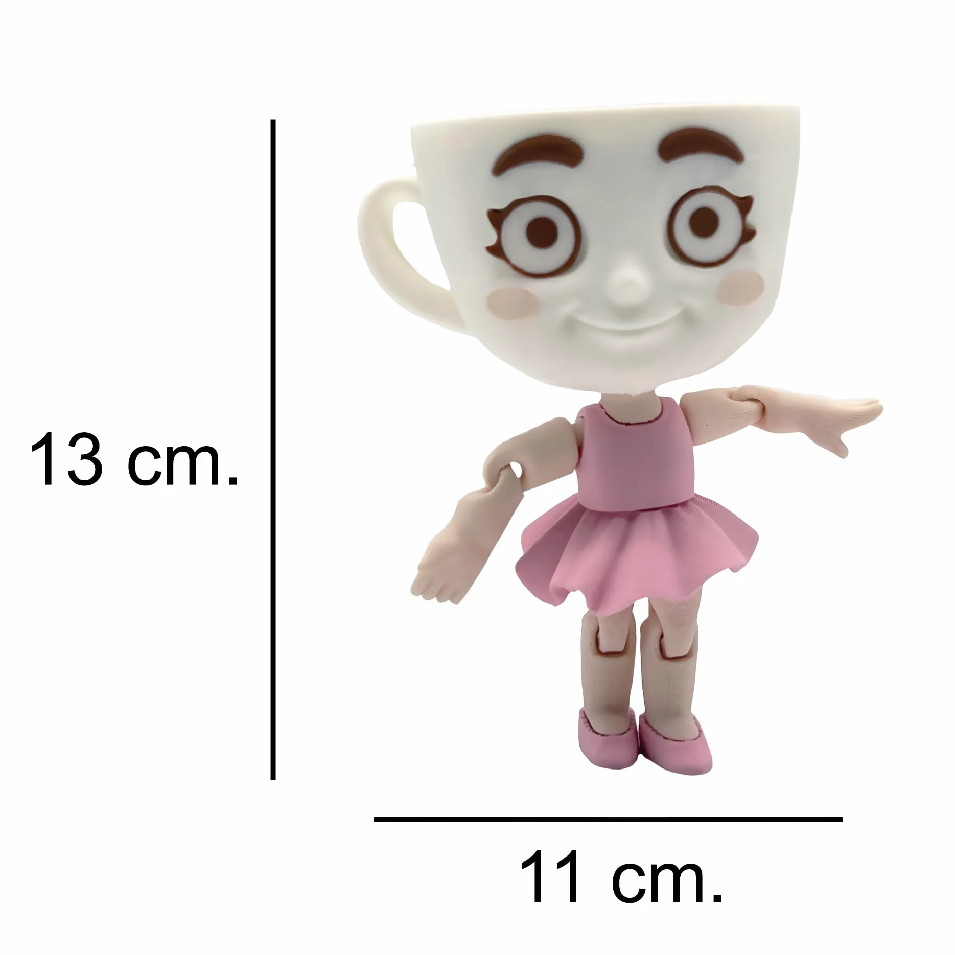 Genérico Pack Capuccino Assassino y Ballerina Capuchina - Brainrot Italian Memes – Incluye la Pareja de Figuras articuladas Capuchino Asesino y Bailarina Capuchina – Pareja de Memes Coleccionable