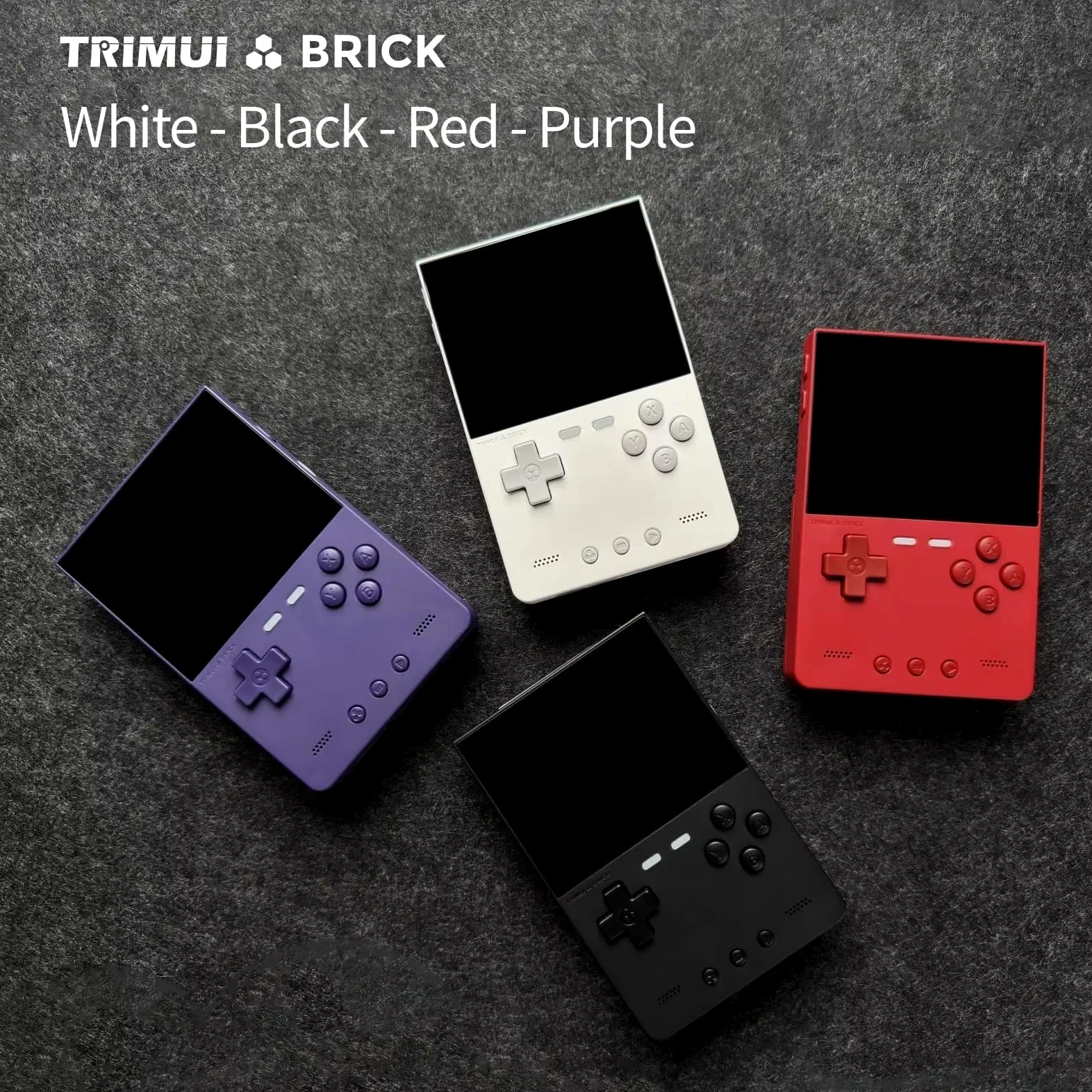 TRIMUI BRICK - Consola de juegos retro integrada en tarjeta TF de 128 G, pantalla IPS 3.2, sistema Linux, emulador portátil de videojuegos, juegos de arcade, para adultos y niños, regalos