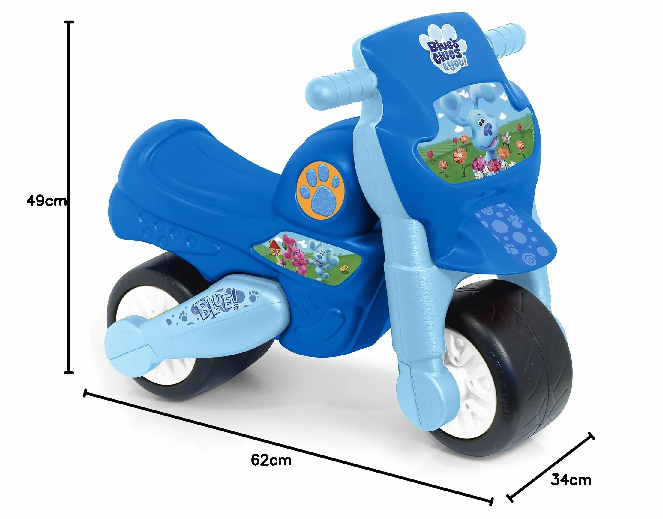 FEBER Motofeber 1 Blue Clues - correpasillos para Niñas y Niños de 18 Meses en Adelante (Famosa 800013301)