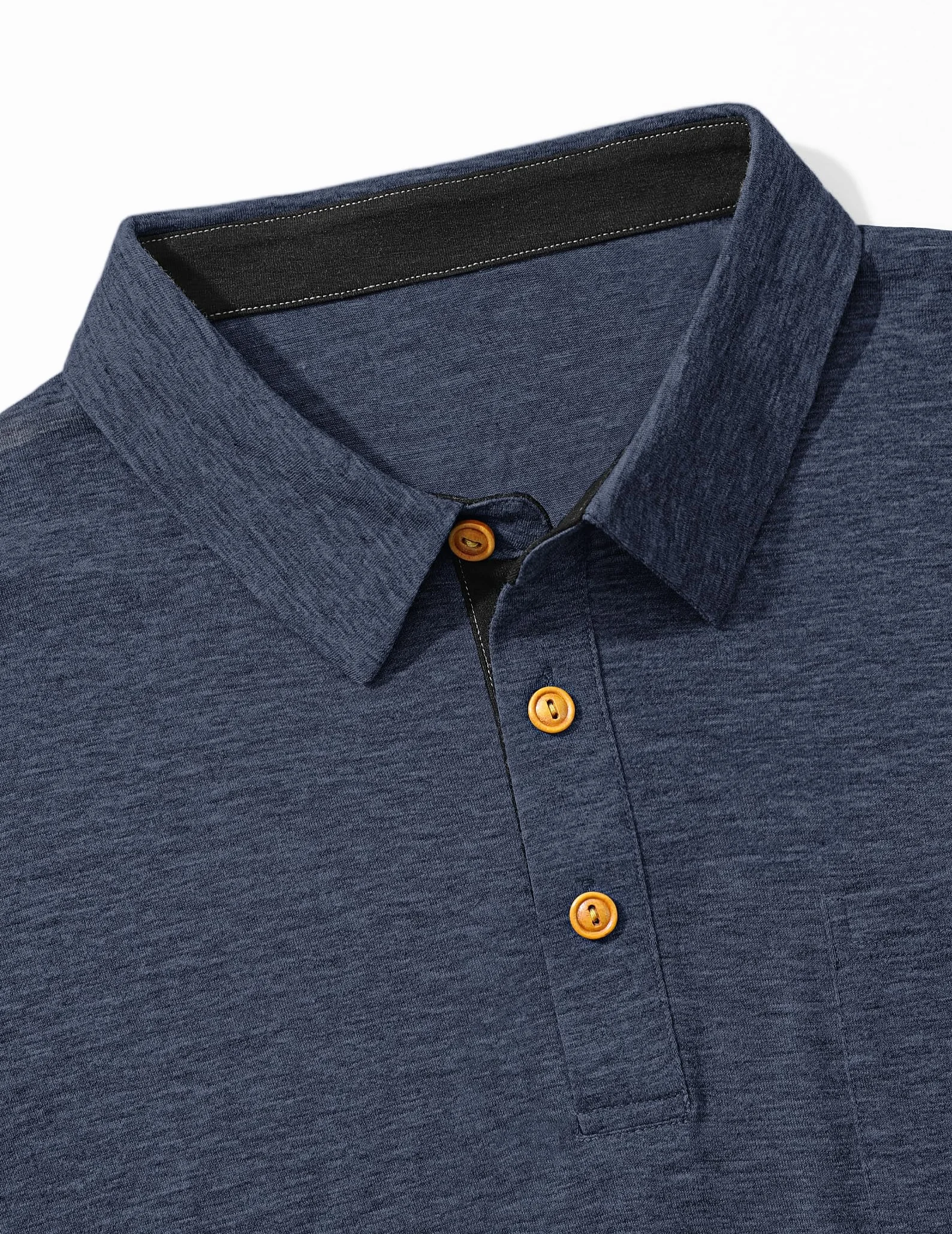 TARAINYA Polo Hombre Manga Corta Algodón Camisetas Verano con Bolsillo Pecho M-4XL