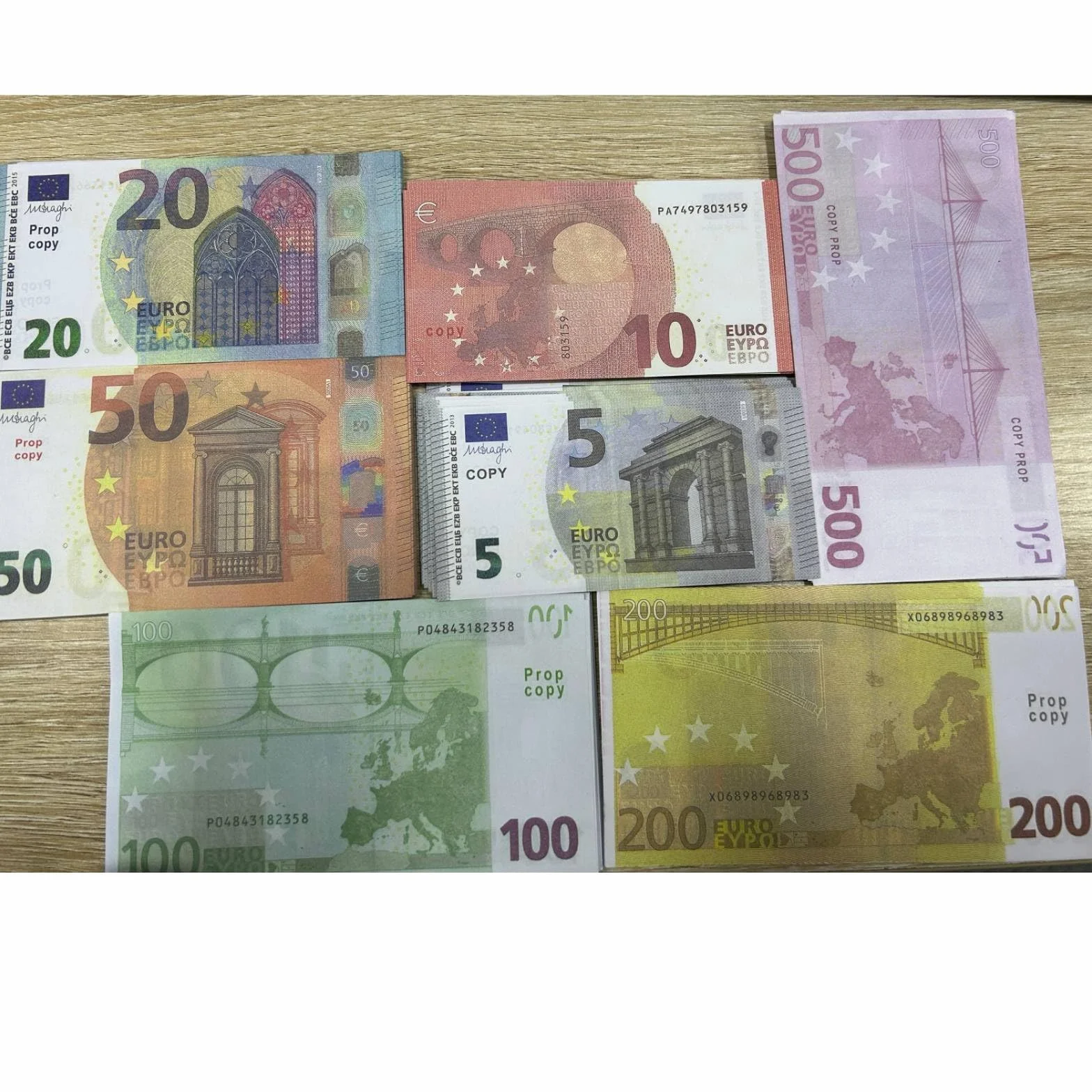 350 PCS Billetes Juguete, Billetes Falsos 5/10/20/50/100/200/500 Billetes de Juguete, para Aprender, Caja Registradora Juguete, Jugar a Roles y Disfrutar del Juego