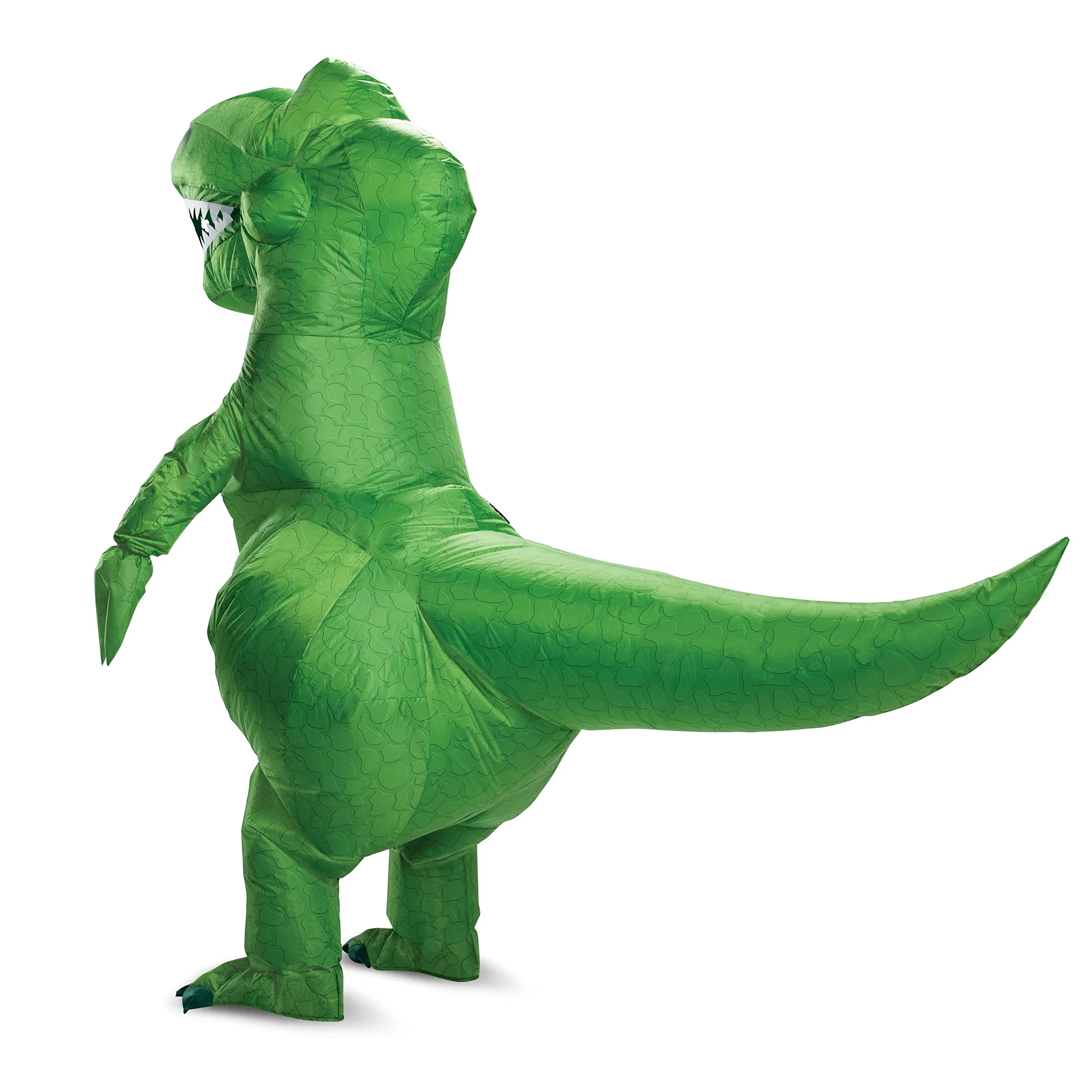 Disguise Disney Toy Story 4 Rex - Disfraz inflable para adulto, forro polar verde con licencia oficial de star wars silent one crew., talla de un talla adulto