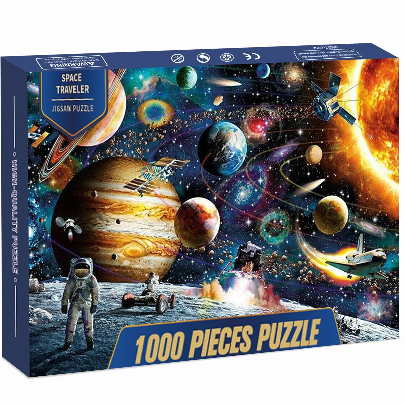 Puzzle de 1000 Piezas para Adultos, Viajero Espacial, Juego de Habilidad para Toda la Familia, para Adultos y Niños a Partir de 14 Años