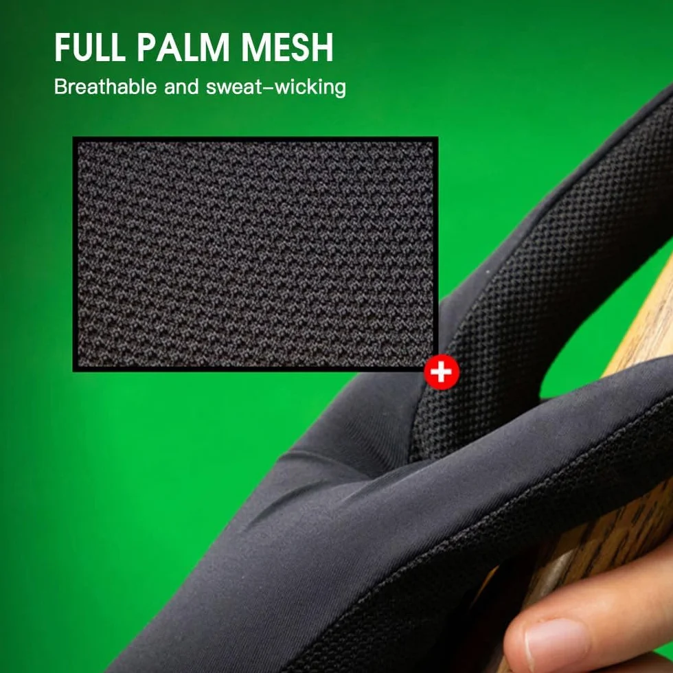Guantes de Billar Profesionales Transpirables 3 Dedos Accesorio para Mesa Izquierda
