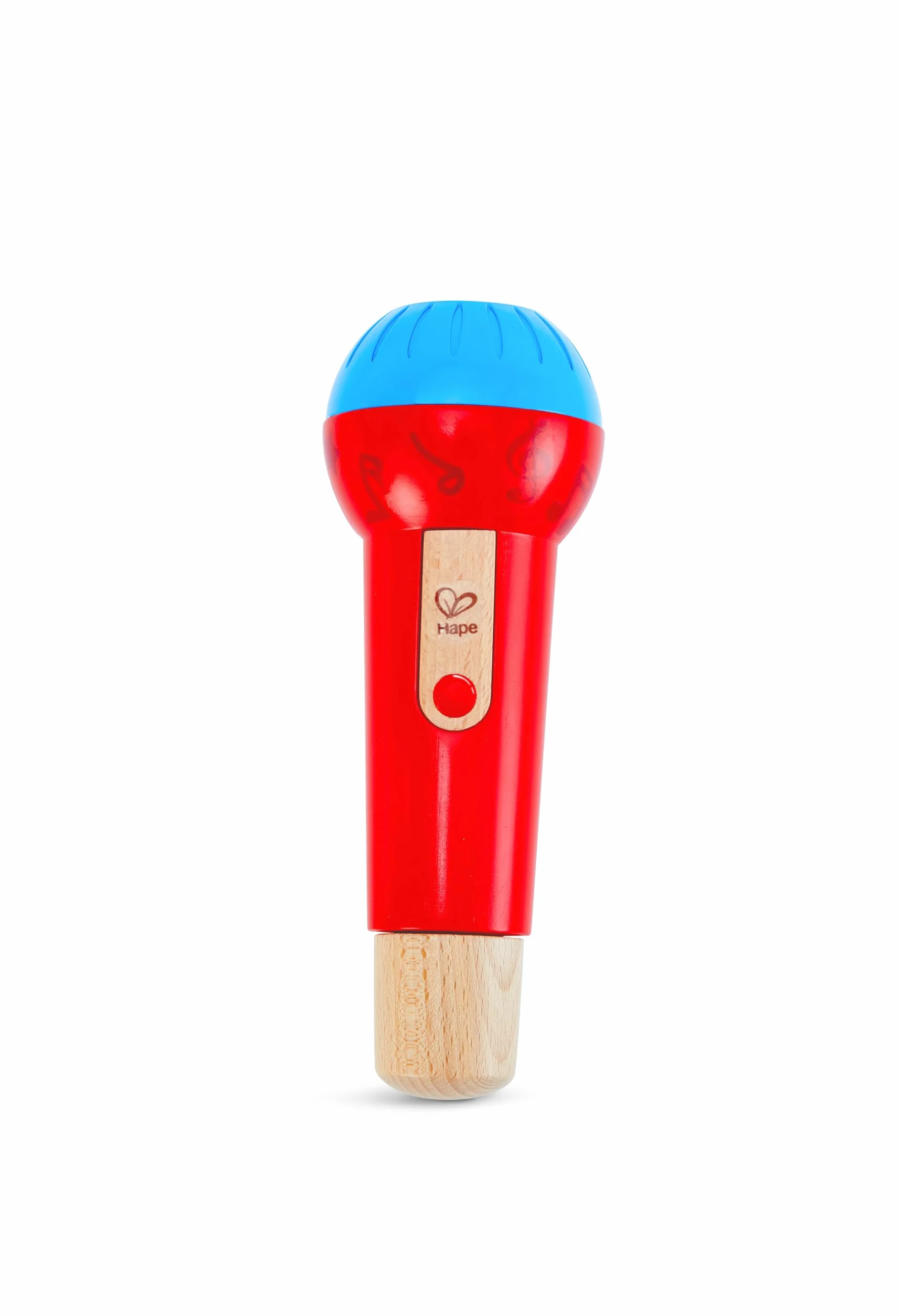 Hape Micrófono Eco Prodigioso, Micrófono de Juguete con Amplificador de Voz Sin Pilas para Niños y Niñas a Partir de 1 Año (el embalaje puede variar)
