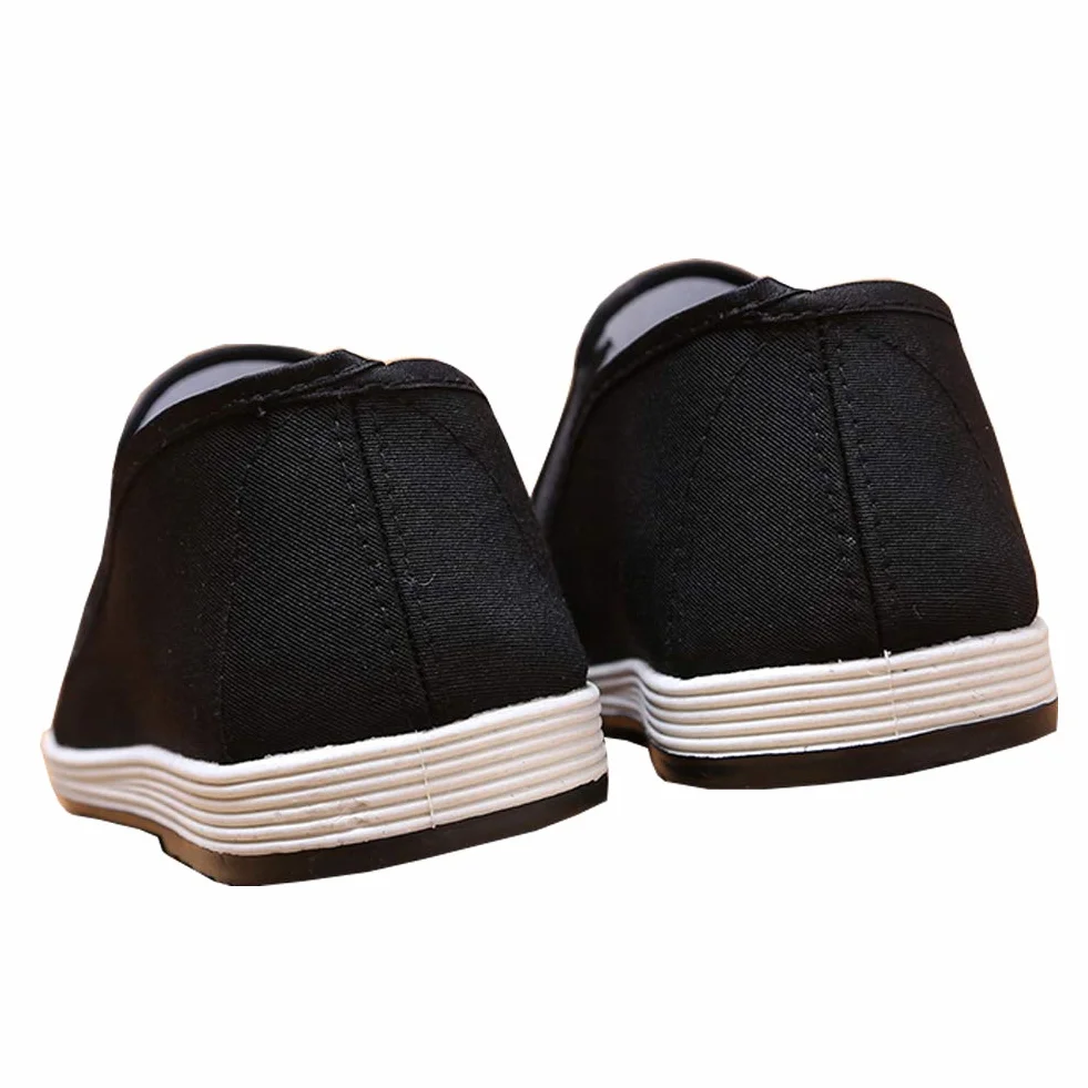 Zapatillas Kung Fu Tai Chi Unisex Negro Suela Goma
