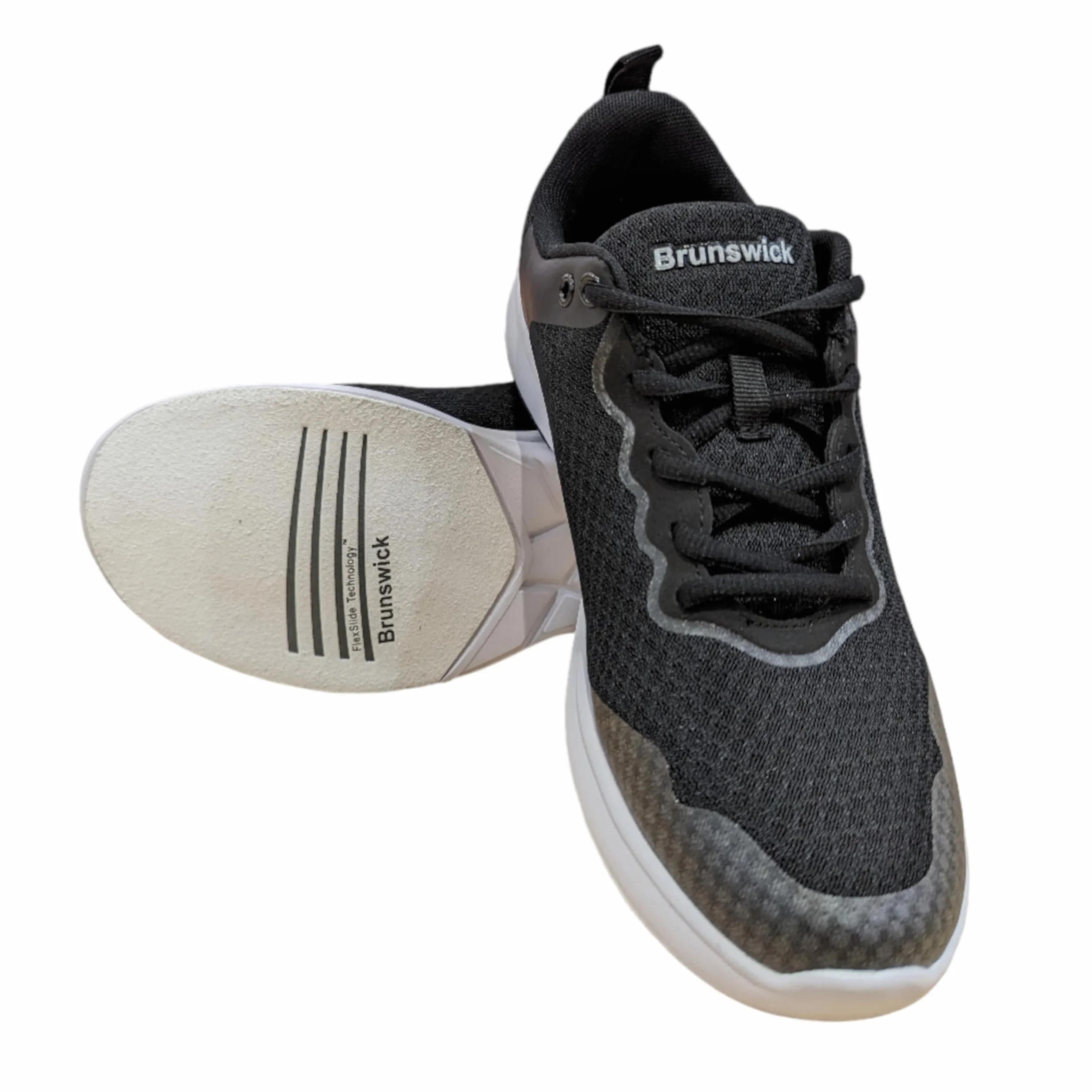 EMAX Brunswick Zapatos de bolos para hombre Tradition Black & Classic White