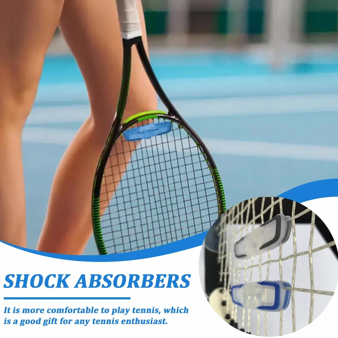 Amortiguador de la Raqueta de Tenis, Amortiguadores de Vibración de Silicio Suave, 2 Piezas