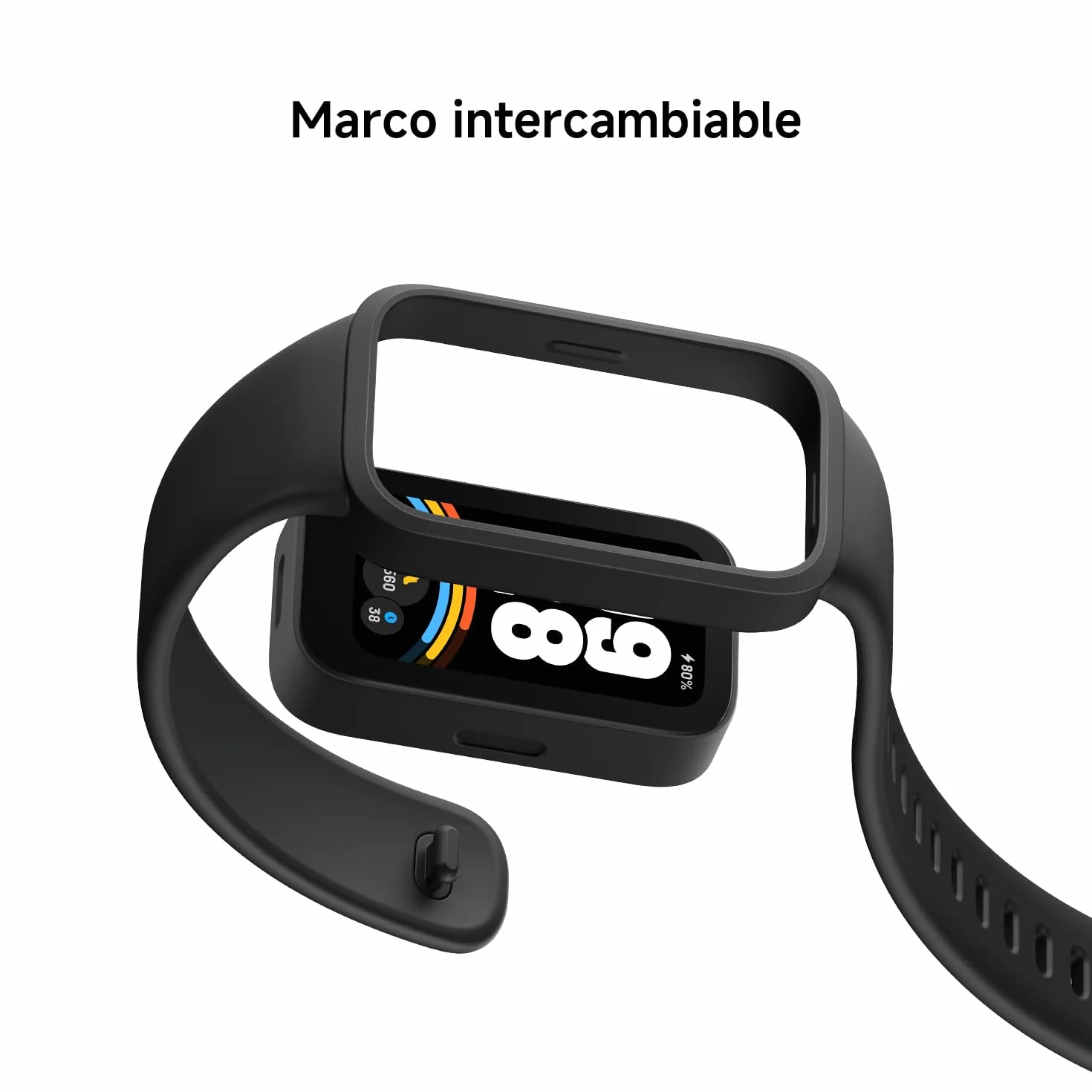XIAOMI Smart Band 9 Active Pulsera de Actividad 1,47" 60 Hz 5ATM Negro
