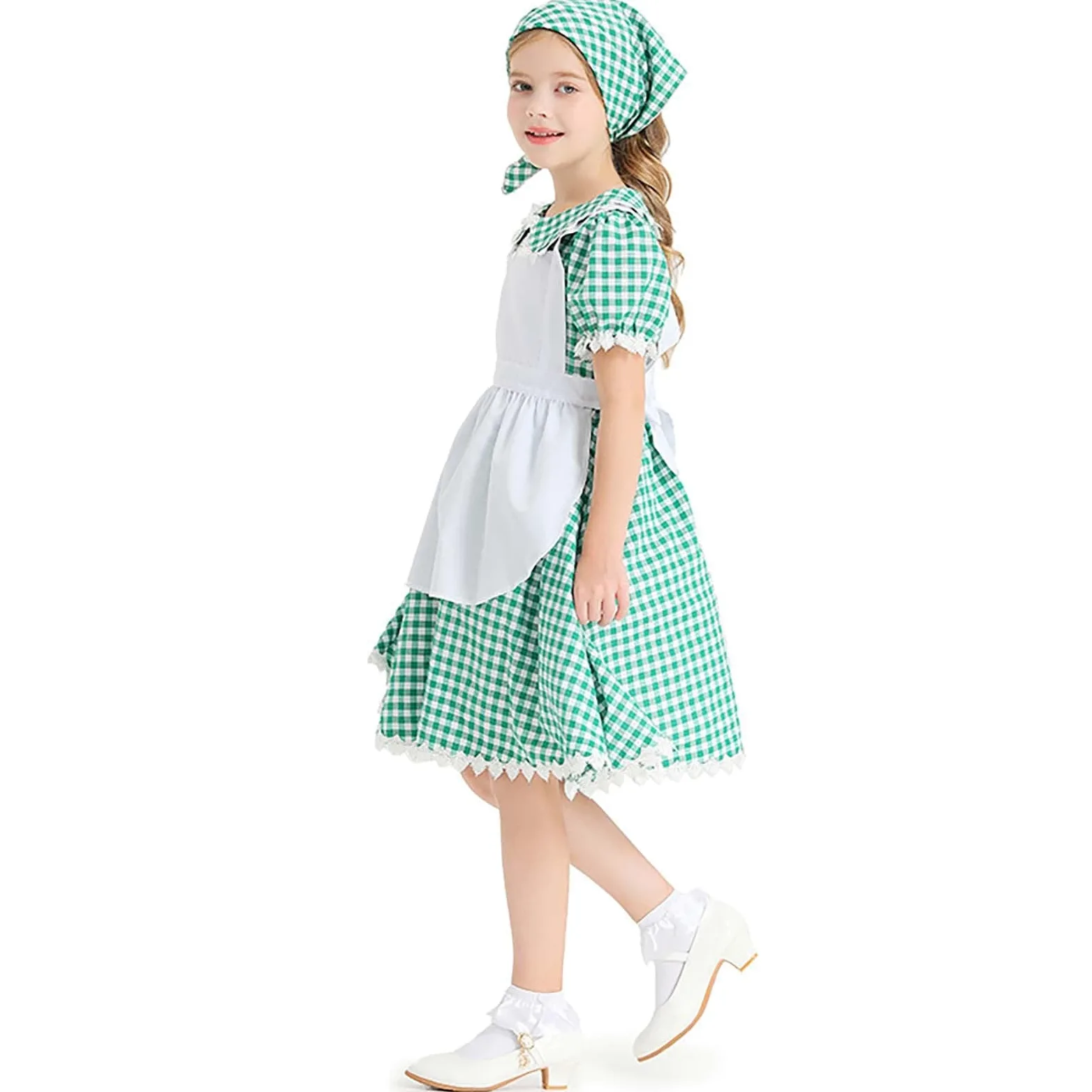 Generisch Trajes de niña Bruja Lolita Vestido para Niños Fiesta Cosplay Rendimiento Ropa Diaria Niño Adolescente
