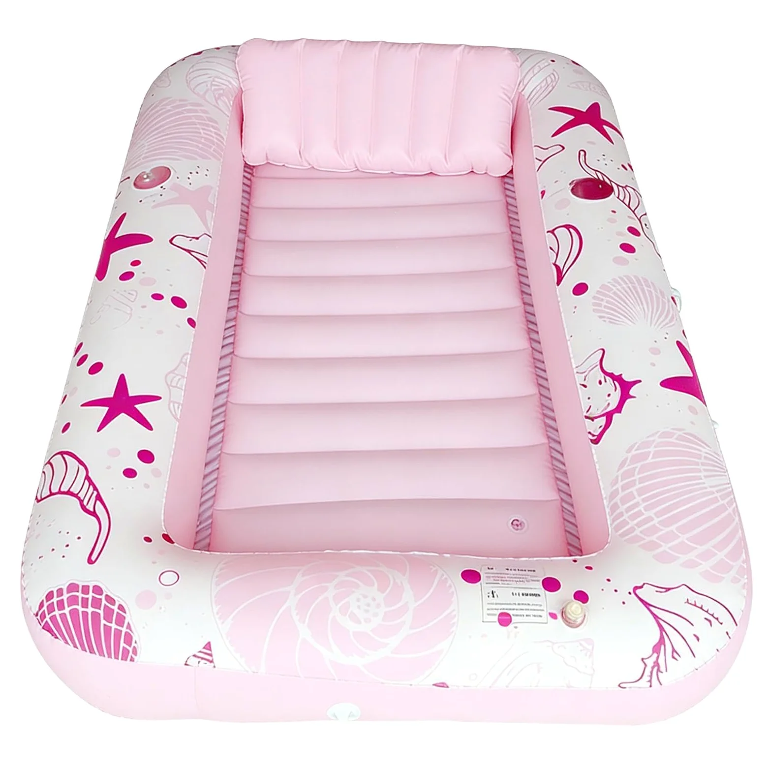 Tumbona de piscina bronceada – Tumbona hinchable con función de soporte para bebidas, colchón flotante para el tiempo libre | Relajantes asientos de agua al aire libre para adultos, familias, resort