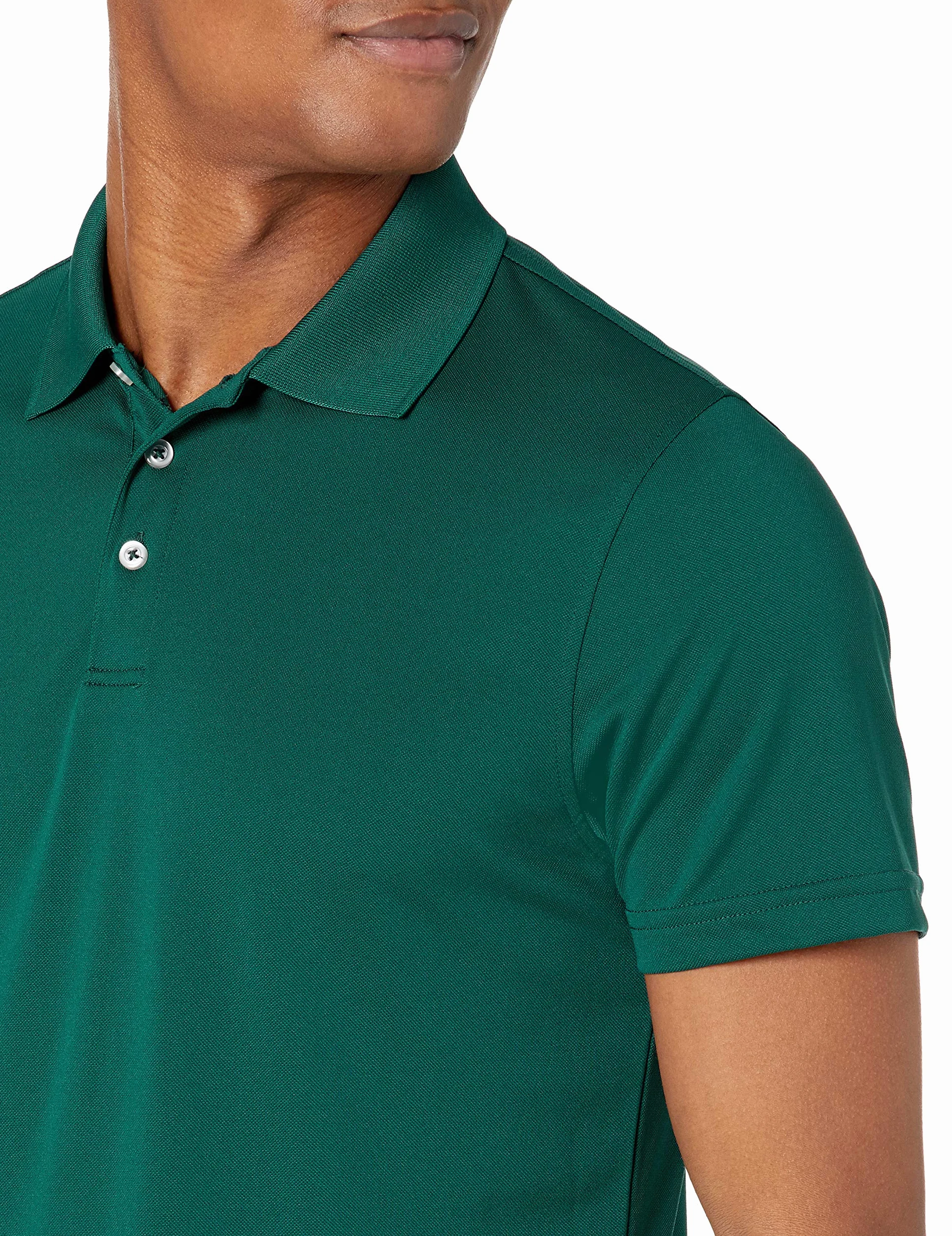 Amazon Essentials Polo de Golf Hombre Manga Corta Corte Ajustado Secado Rápido