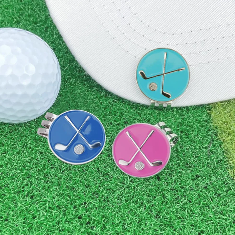 Abrazaderas Magnéticas para Tapas De Golf Juego De 2 con Pinzas De Metal