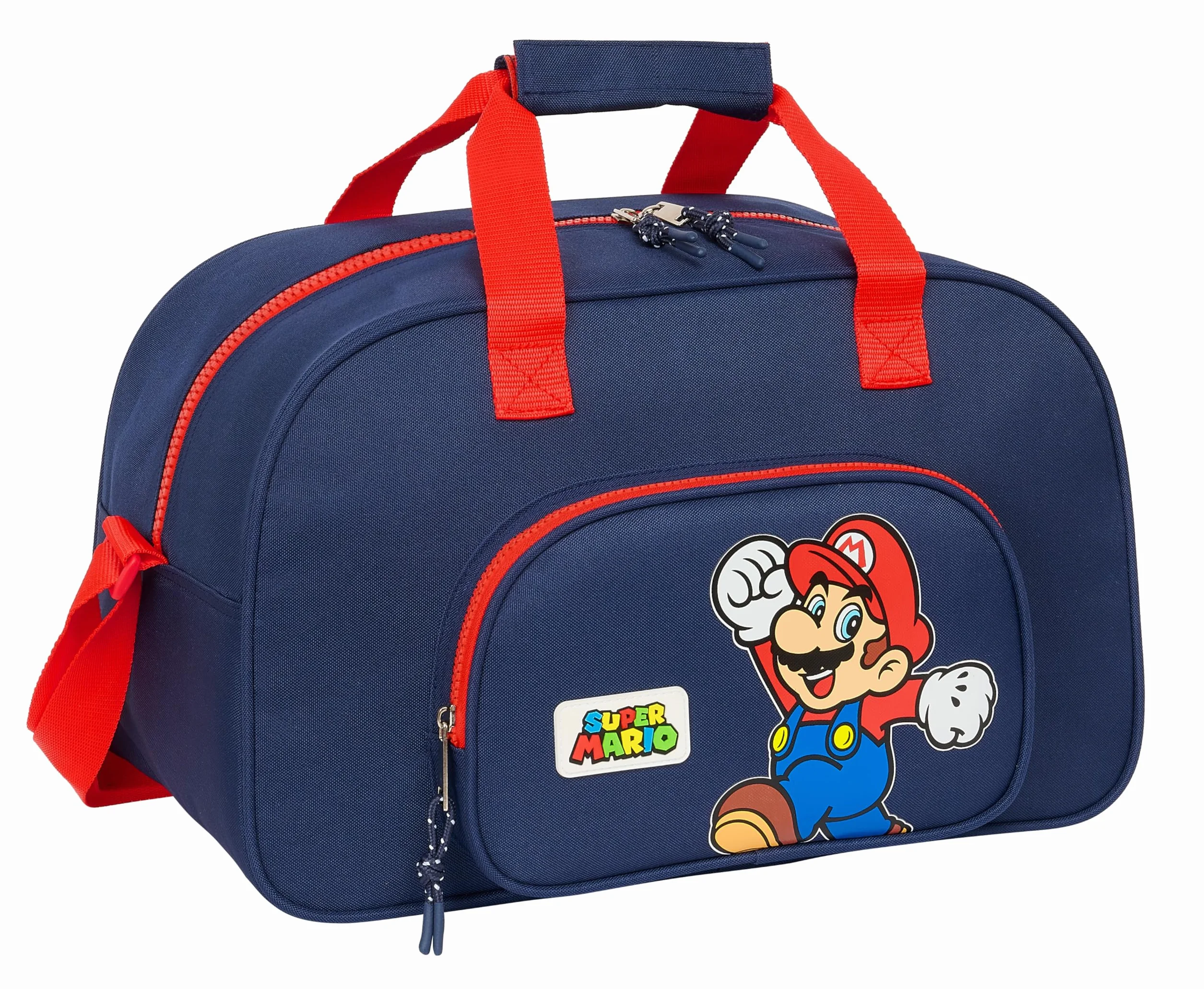 Bolsa de Deporte Super Mario World Mochila 40x23x24 cm Azul Marino