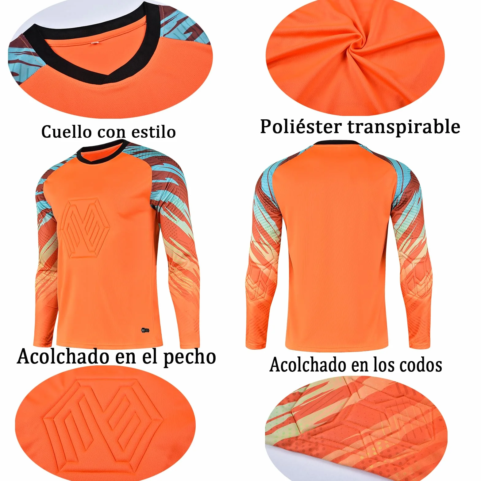 Camiseta de Portero de Fútbol Personalizable + Pantalón Corto