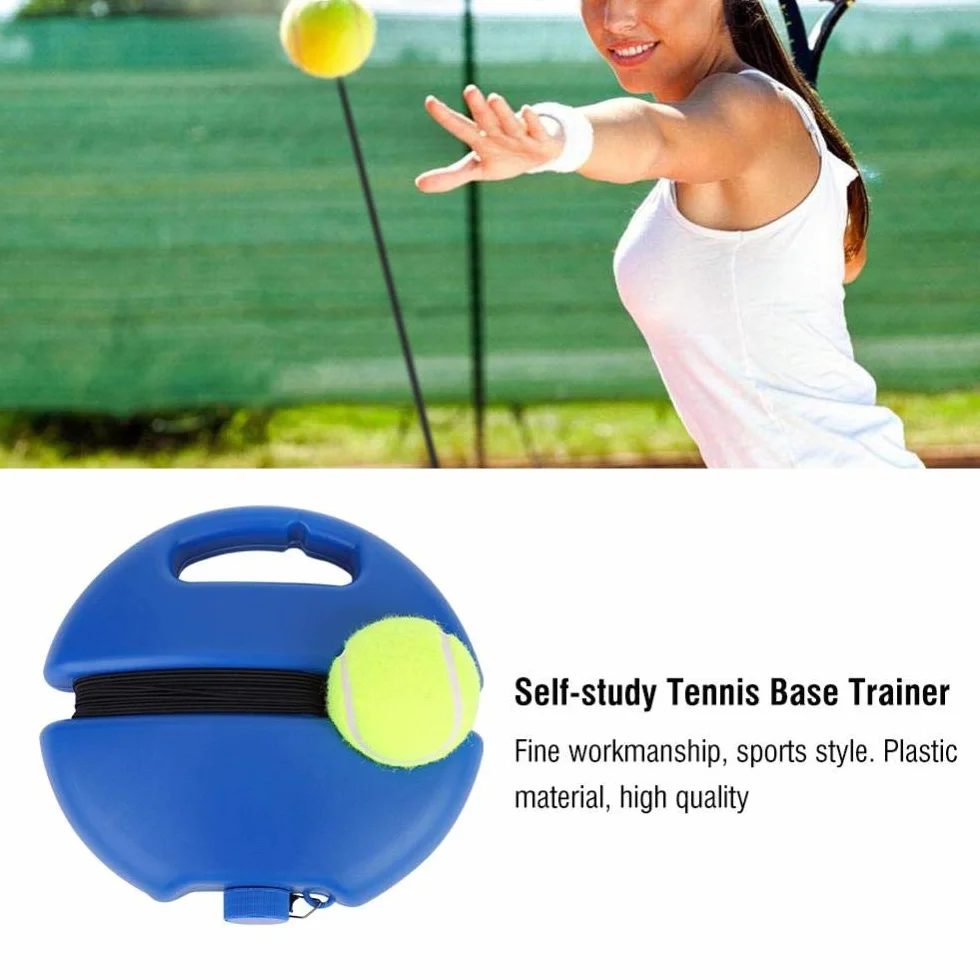 Alomejor Pelotas de Rebote Entrenador Tenis con Cuerda Base Ejercicios Deportivos Entrenamiento Principiantes