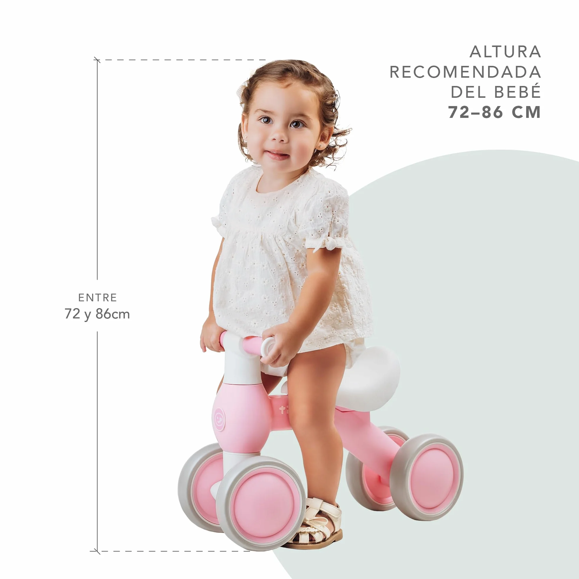 TINYKI Bici Bebe 1 Año a 2 Sin Pedales, Bicicleta Niño 1 Año, de Equilibrio, Correpasillos Ultraligero, Juguetes Niños | Regalos Originales Bebé para Cumpleaños