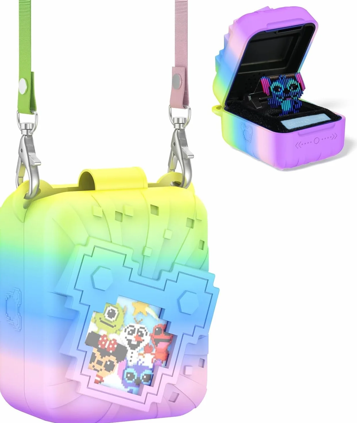 Funda de silicona para Bitzee Disney Interactive Toy anticaídas, correa y durabilidad para tu juguete interactivo Bitzee Disney (colorido)