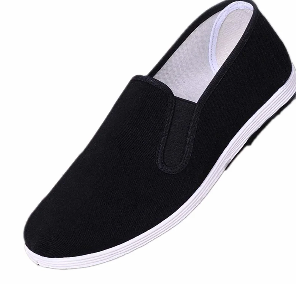 AioTio Chinos Kung Fu Tai Chi Zapatos Suela de Goma Negro