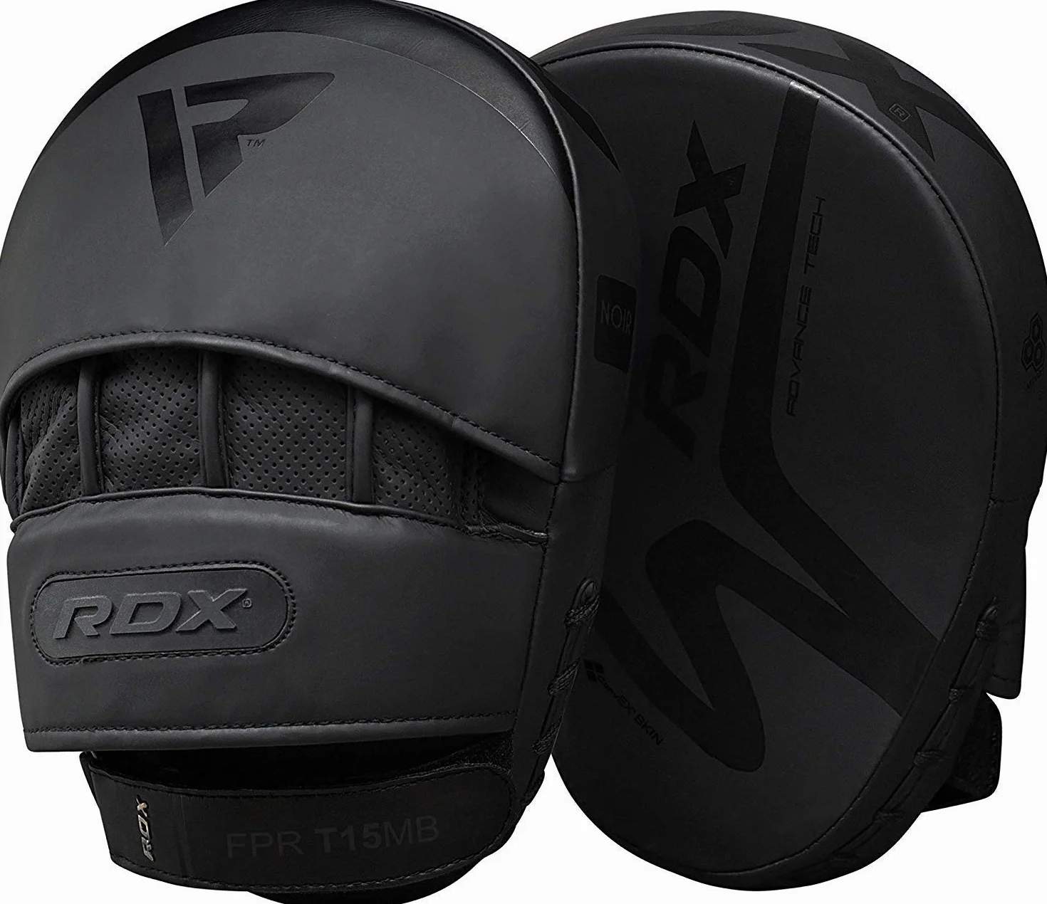 RDX Manoplas de Boxeo Muay Thai MMA Paos, Cuero Curvadas Boxing Pads para Kick Boxing Sparring