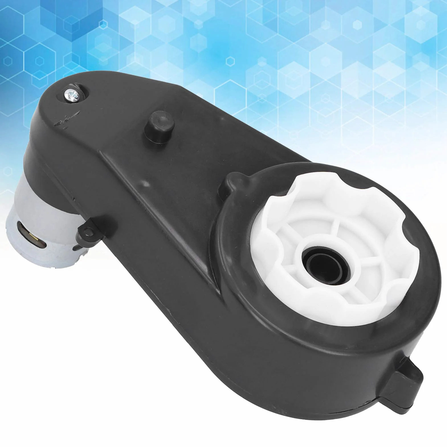 Caja de Cambios Eléctrica 24V 18000 RPM,Caja de Cambios de Motor con Engranajes Metálicos para Coches Eléctricos Infantiles,Piezas de Repuesto para Niños,Accesorio de Taller para Reparaciones Rápidas