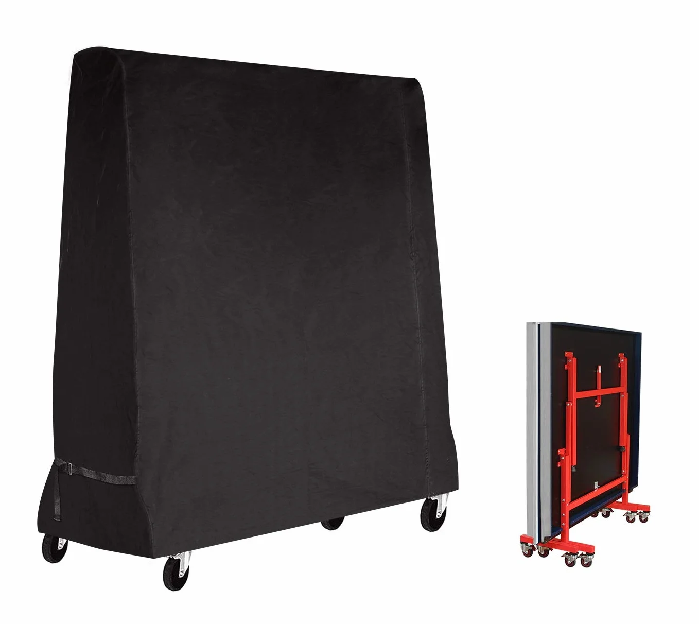 Funda Protectora para Mesa de Ping-Pong Impermeable Oxford 165x70x185cm Negro
