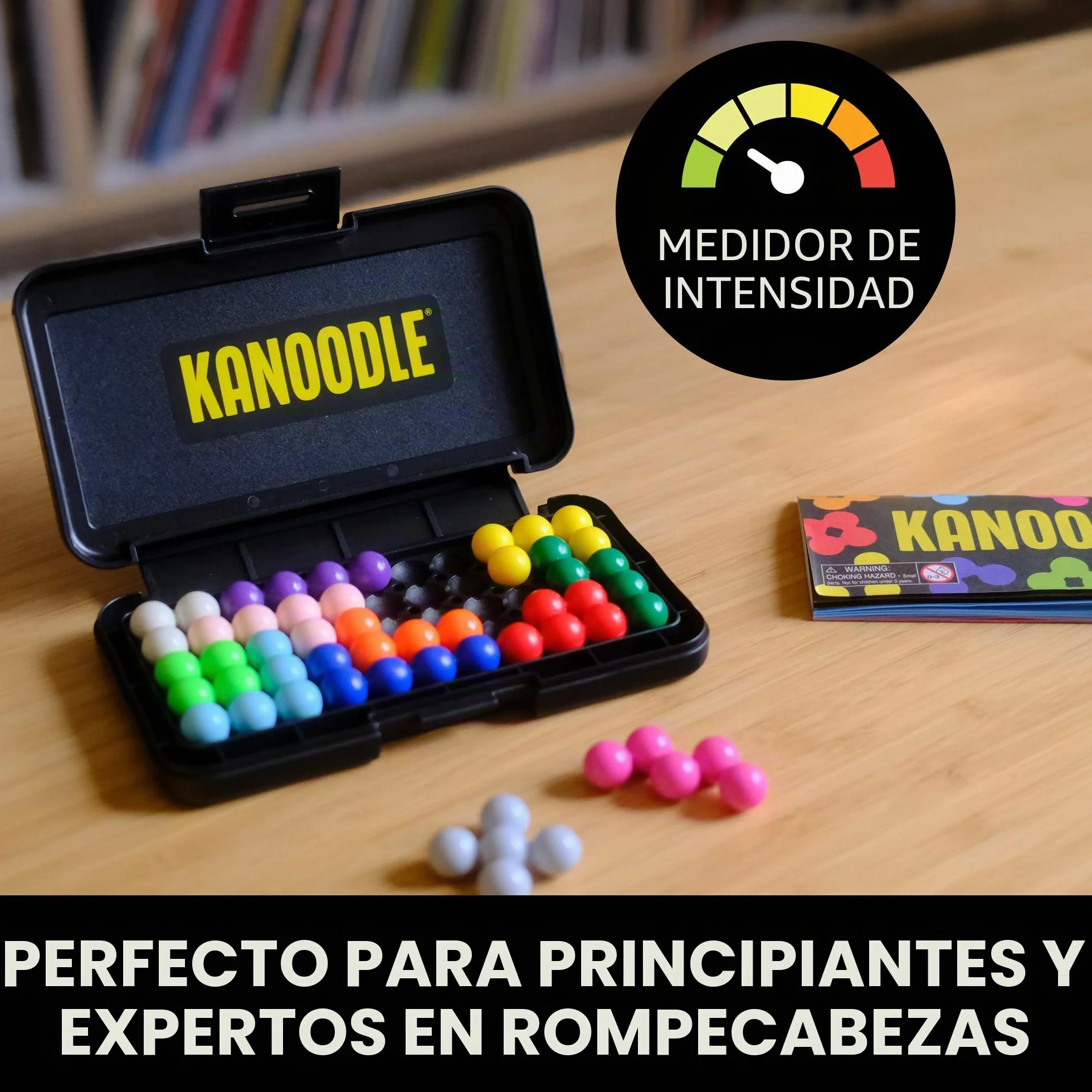 Learning Resources Kanoodle rompecabezas 3D y 2D juego lógico portátil 227 desafíos 228 piezas