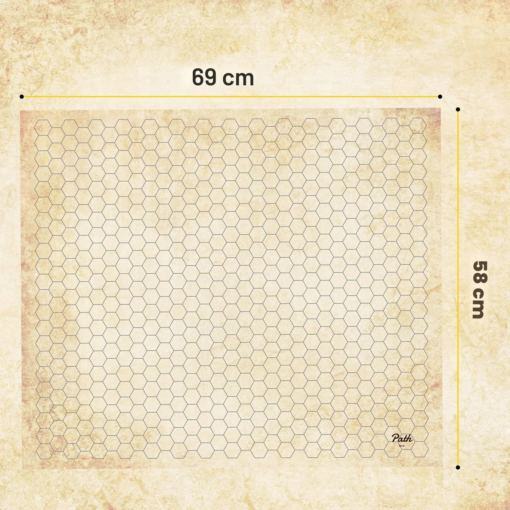Alfombrilla de juego de batalla de doble cara para DND - Mapa de juego RPG de mesa. Ideal para Dungeons and Dragons, Pathfinder, Warhammer y otros juegos de rol de mesa