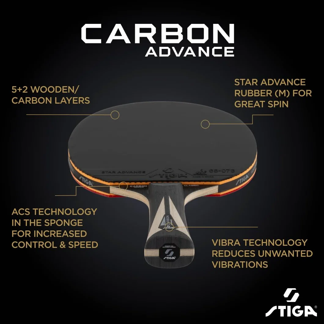 STIGA Carbon Advance Pala de Tenis de Mesa