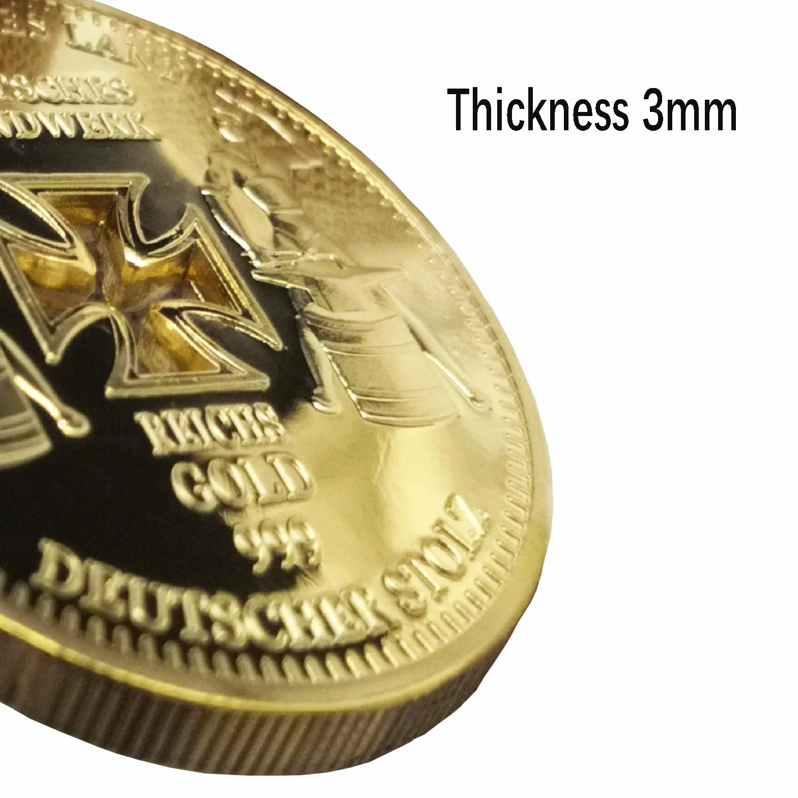 Moneda Conmemorativa Hueca Alemana, Moneda Conmemorativa de águila Cruzada, Monedas Coleccionables, Artesanías Retro