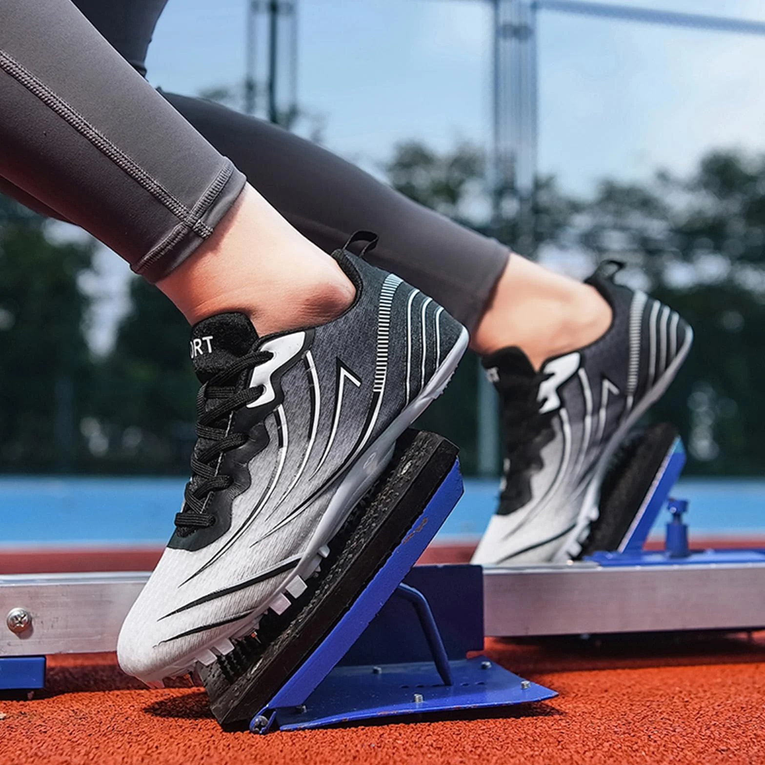 Zapatillas De Atletismo con Clavos para Mujer para Correr Carreras Saltos