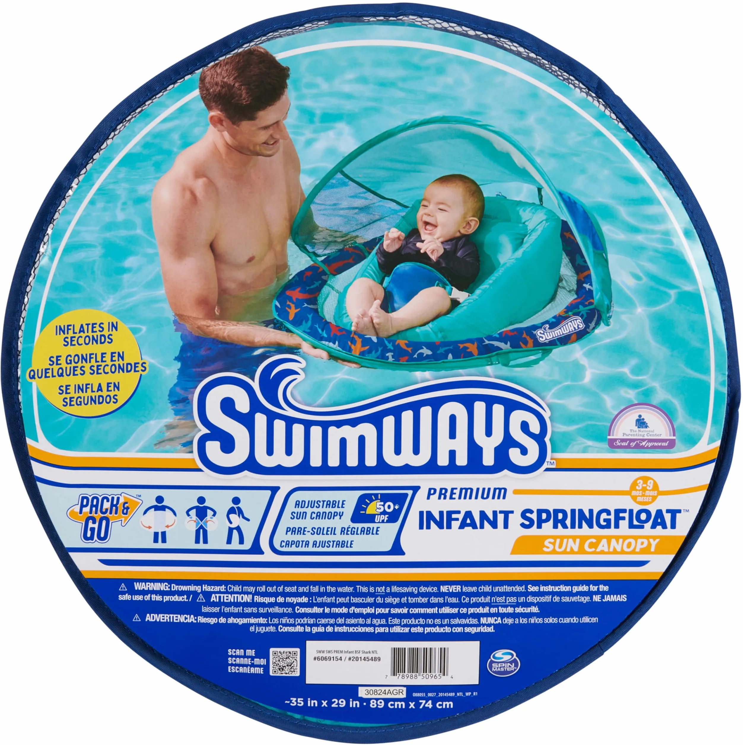 SwimWays Prem Infnt BSF Shrk